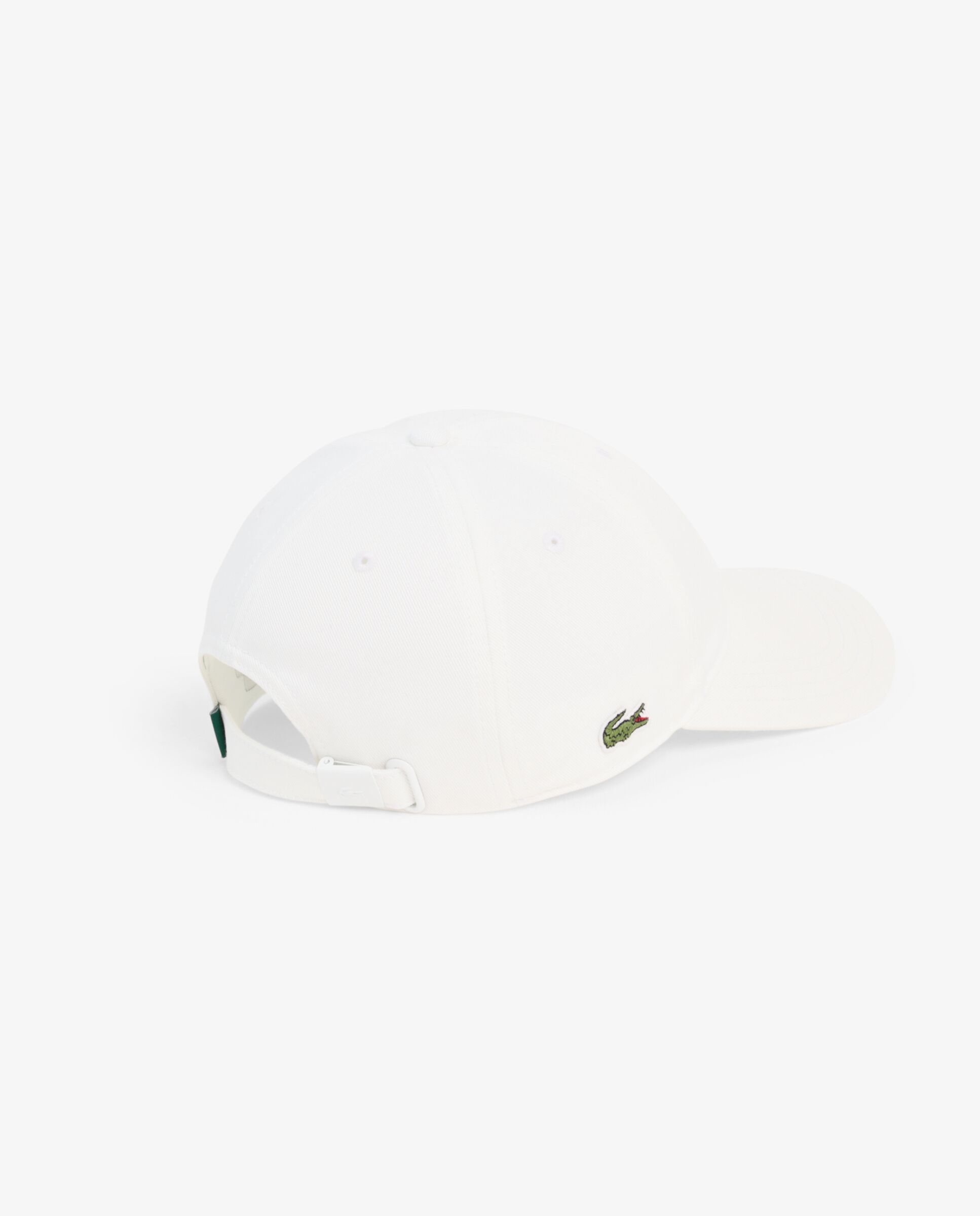 Gorra de sarga de algodón de hombre. - Lacoste - Blanco Blanco-5