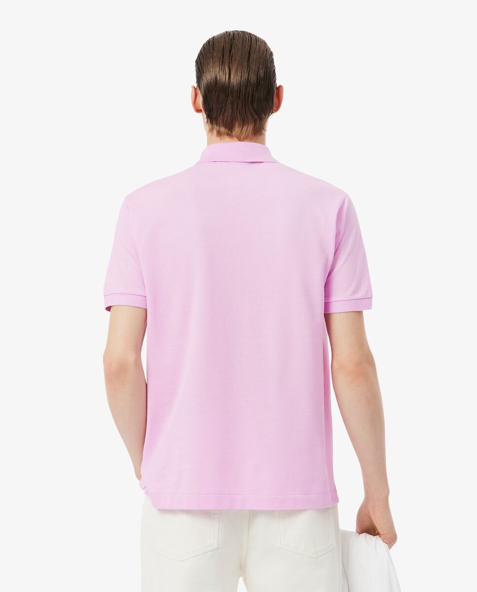 Polo de hombre original de corte clásico de manga corta - Lacoste - Rosa Rosa-2