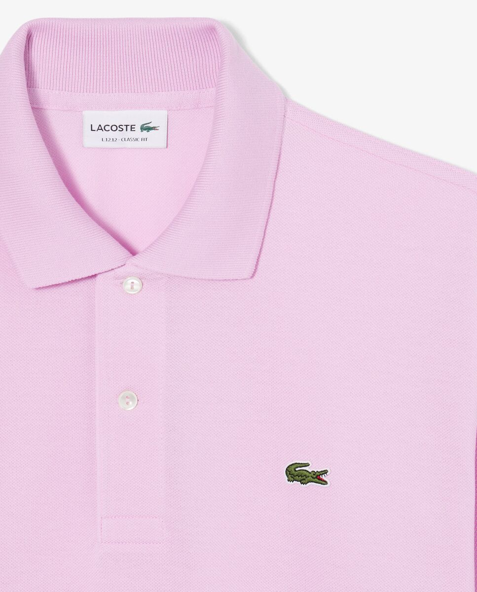 Polo de hombre original de corte clásico de manga corta - Lacoste - Rosa Rosa-5
