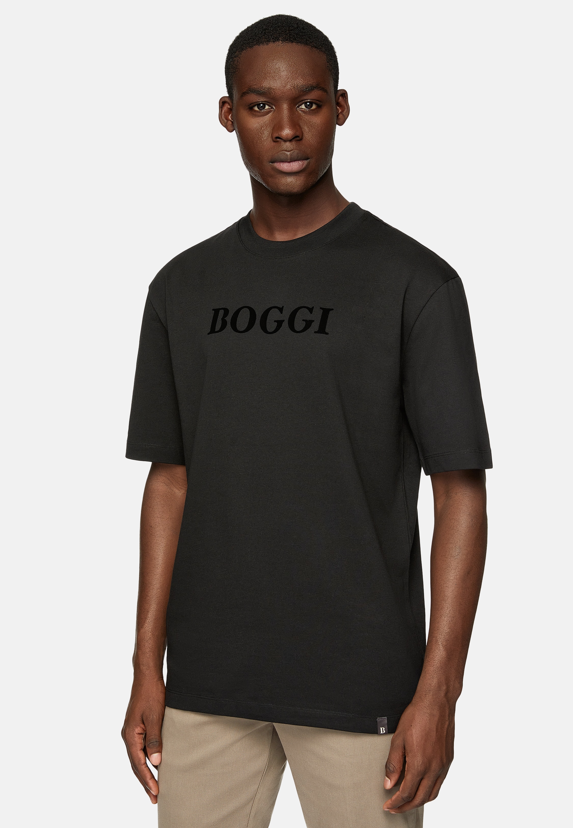 Boggi Milano - Camiseta de hombre de algodón.