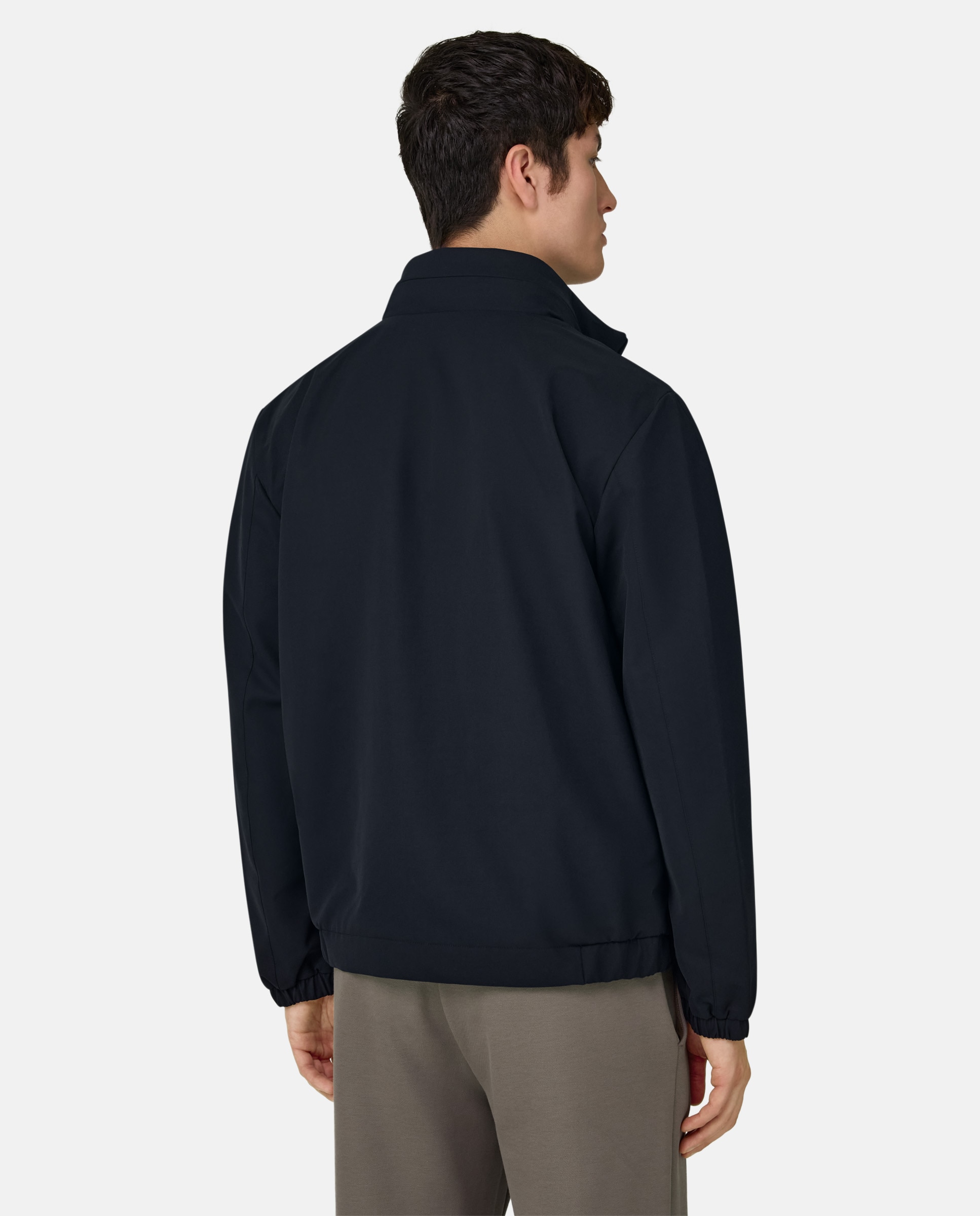 Imagen 3 de Chaqueta de tejido técnico - Boggi Milano - Azul marino Azul marino