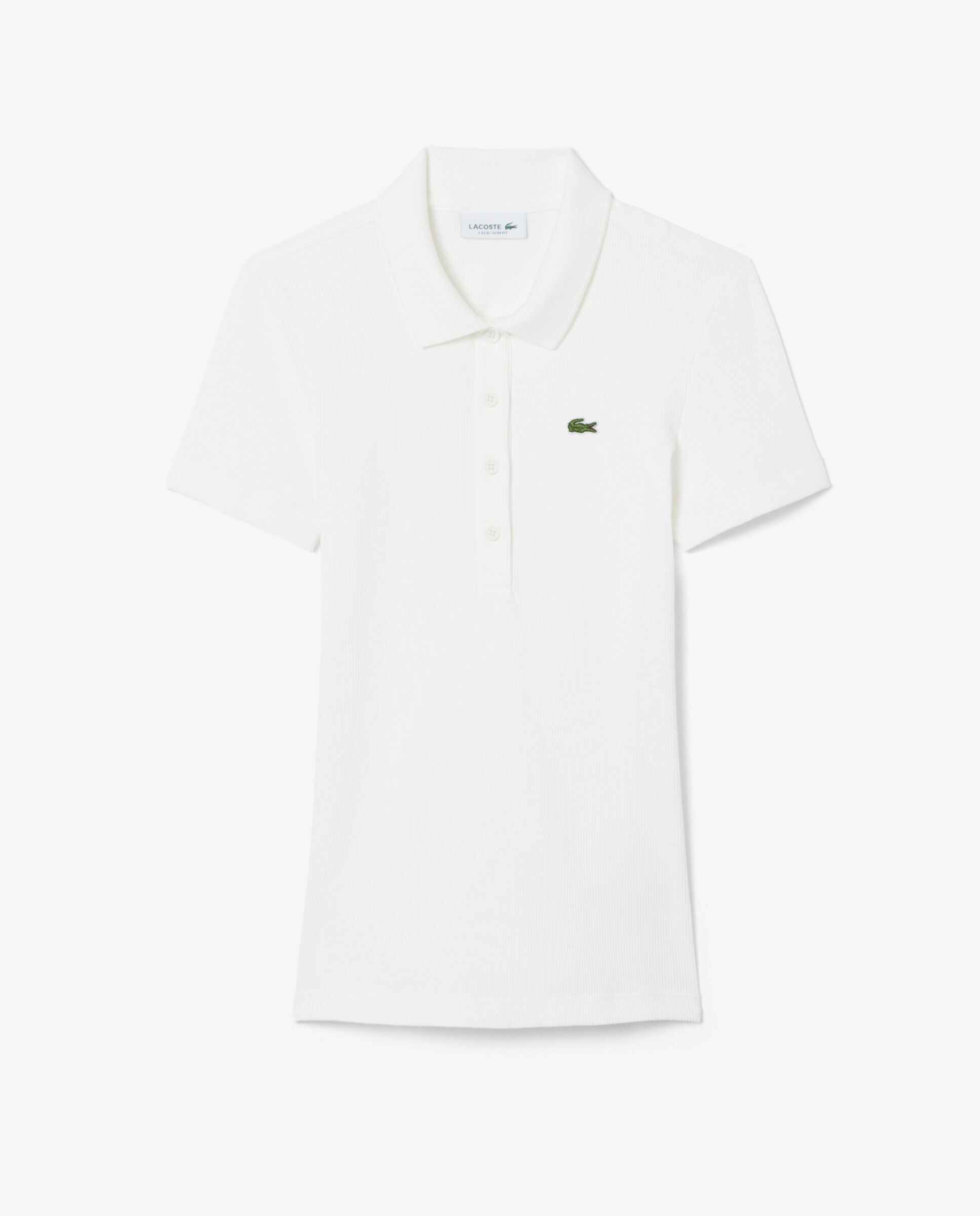 Polo de mujer de manga corta - Lacoste - Blanco Blanco-6