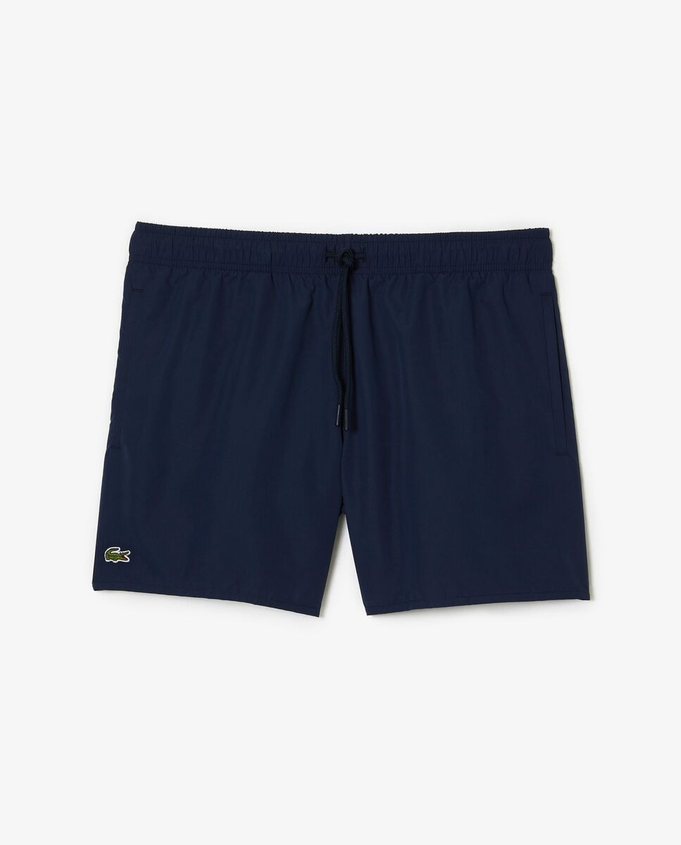 Bañadores boxer de hombre de poliéster - Lacoste - Azul marino Azul marino-6
