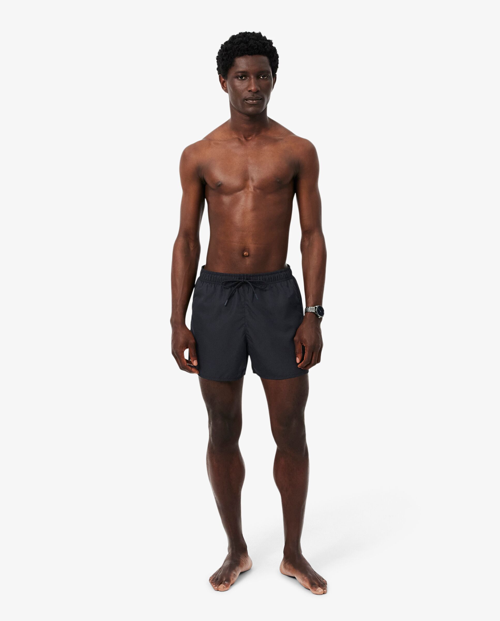 Bañadores boxer de hombre de poliéster - Lacoste - Negro Negro-1