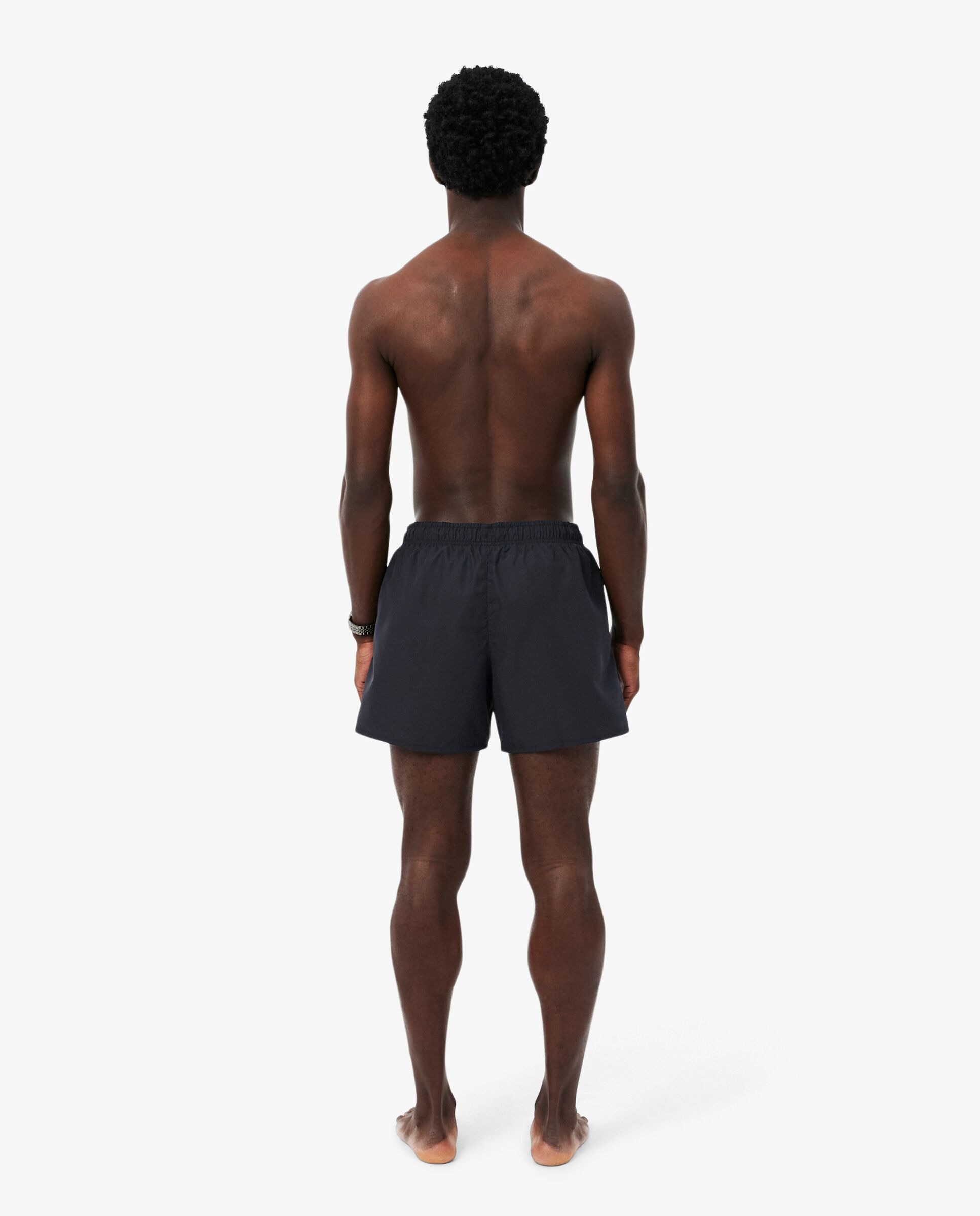 Bañadores boxer de hombre de poliéster - Lacoste - Negro Negro-2