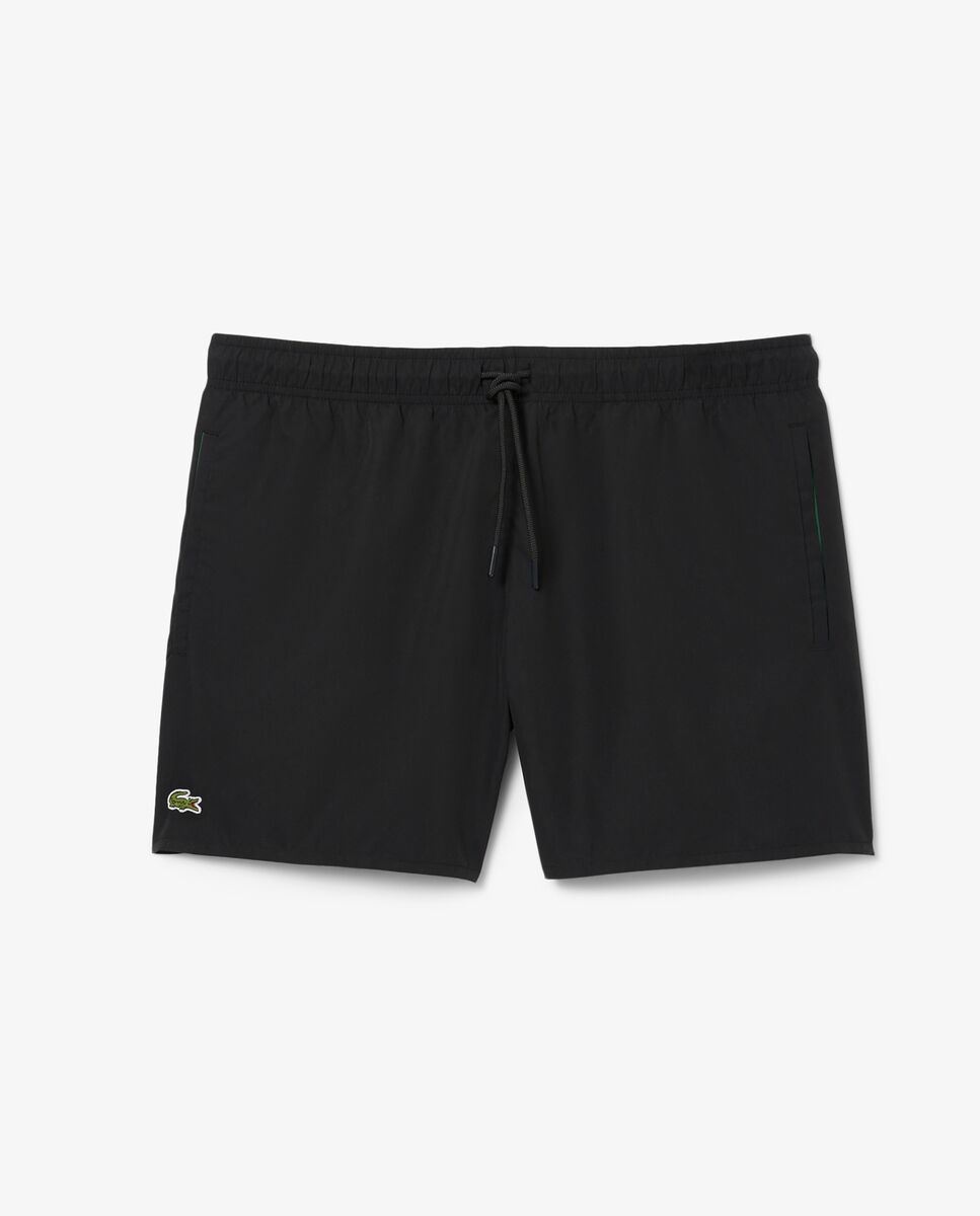 Bañadores boxer de hombre de poliéster - Lacoste - Negro Negro-6