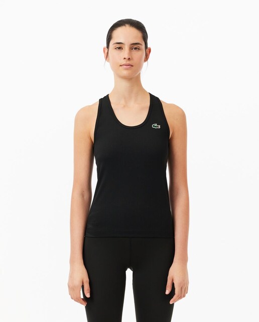 Imagen 0 de Camiseta de tirantes deportiva de canalé Ultra Dry