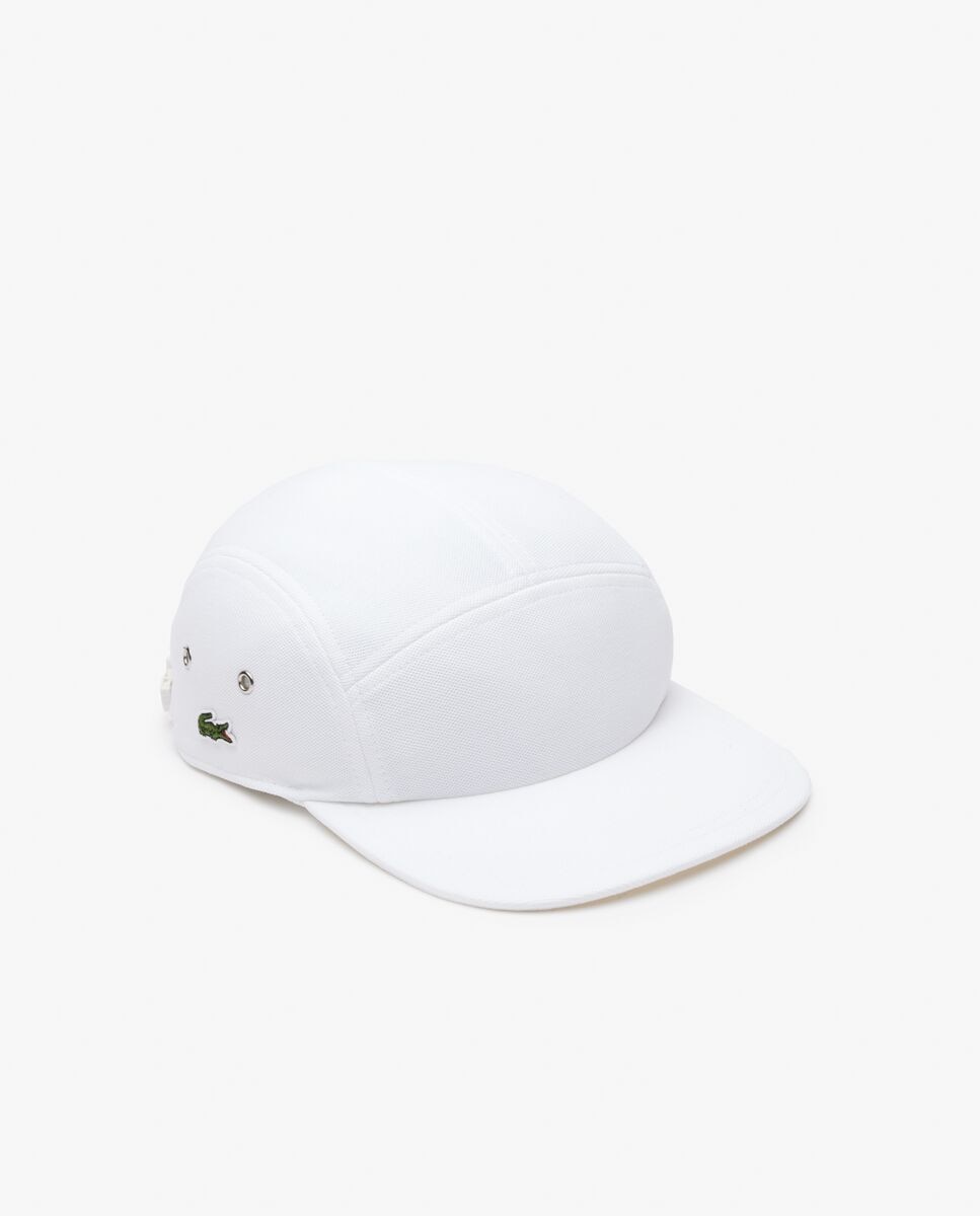 Gorra unisex de jockey de piqué - Blanco Blanco-1