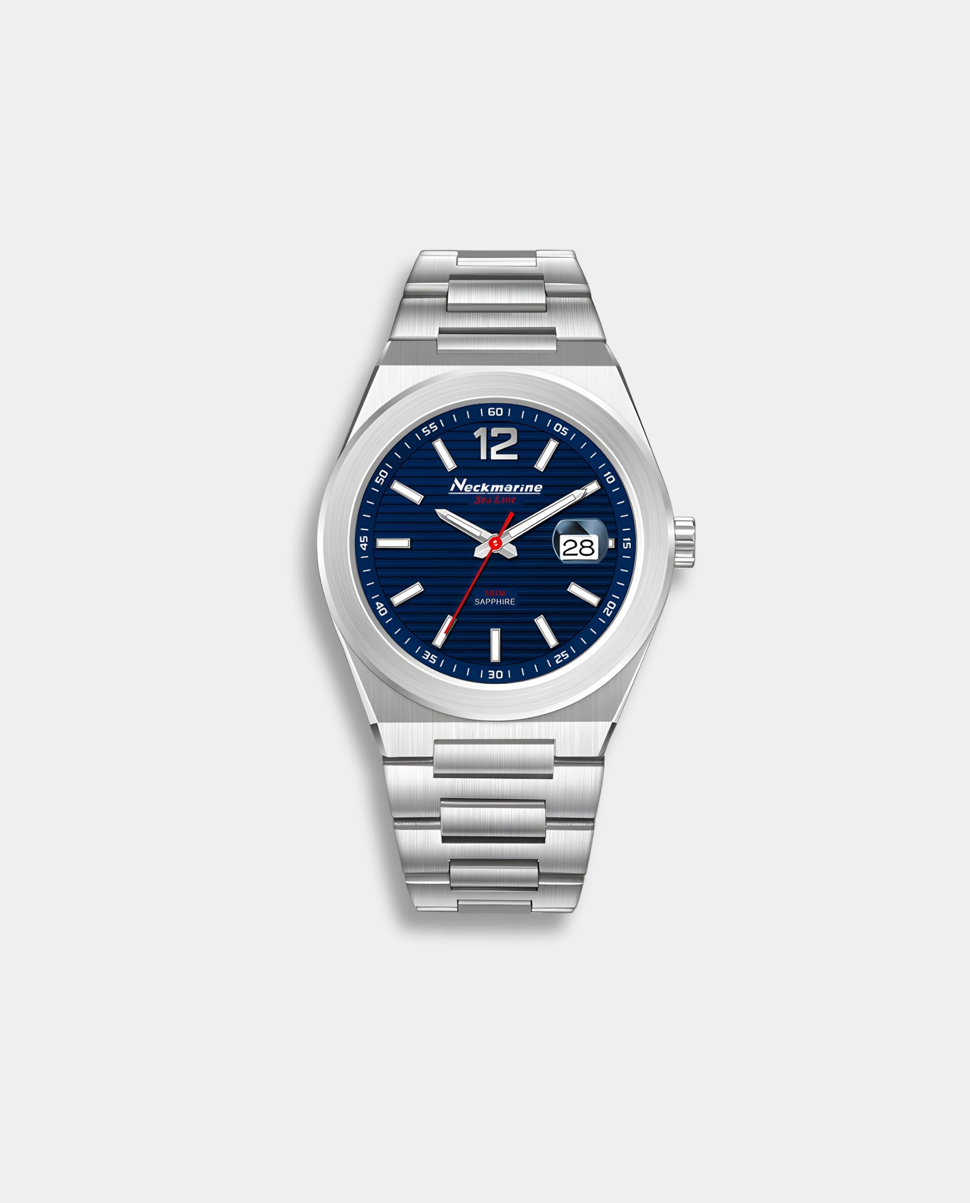 Reloj de hombre sea line cuarzo de acero inoxidable - Neckmarine - Azul Azul-1