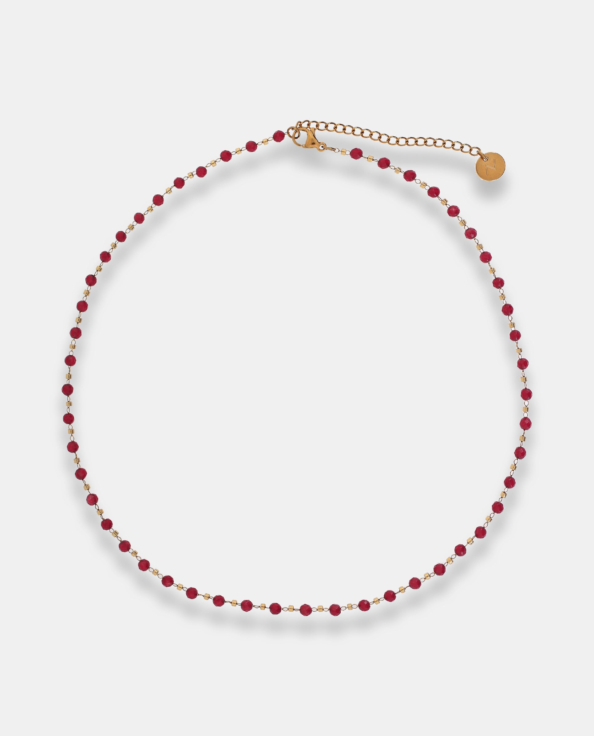 Collar en acero con piedras - Neckmarine - Dorado Dorado-2