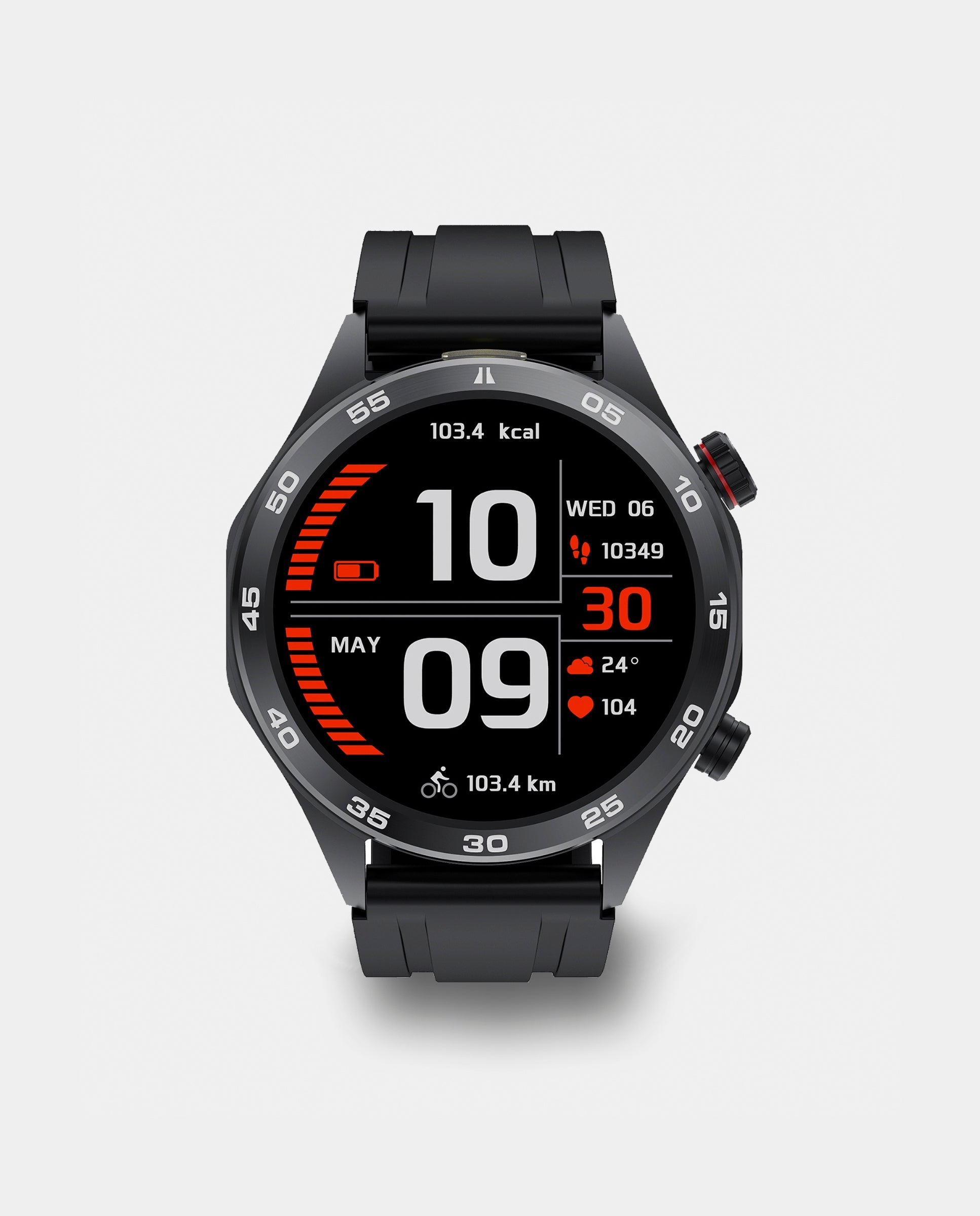 Imagen 0 de Reloj de hombre smartwatch digital de silicona Negro