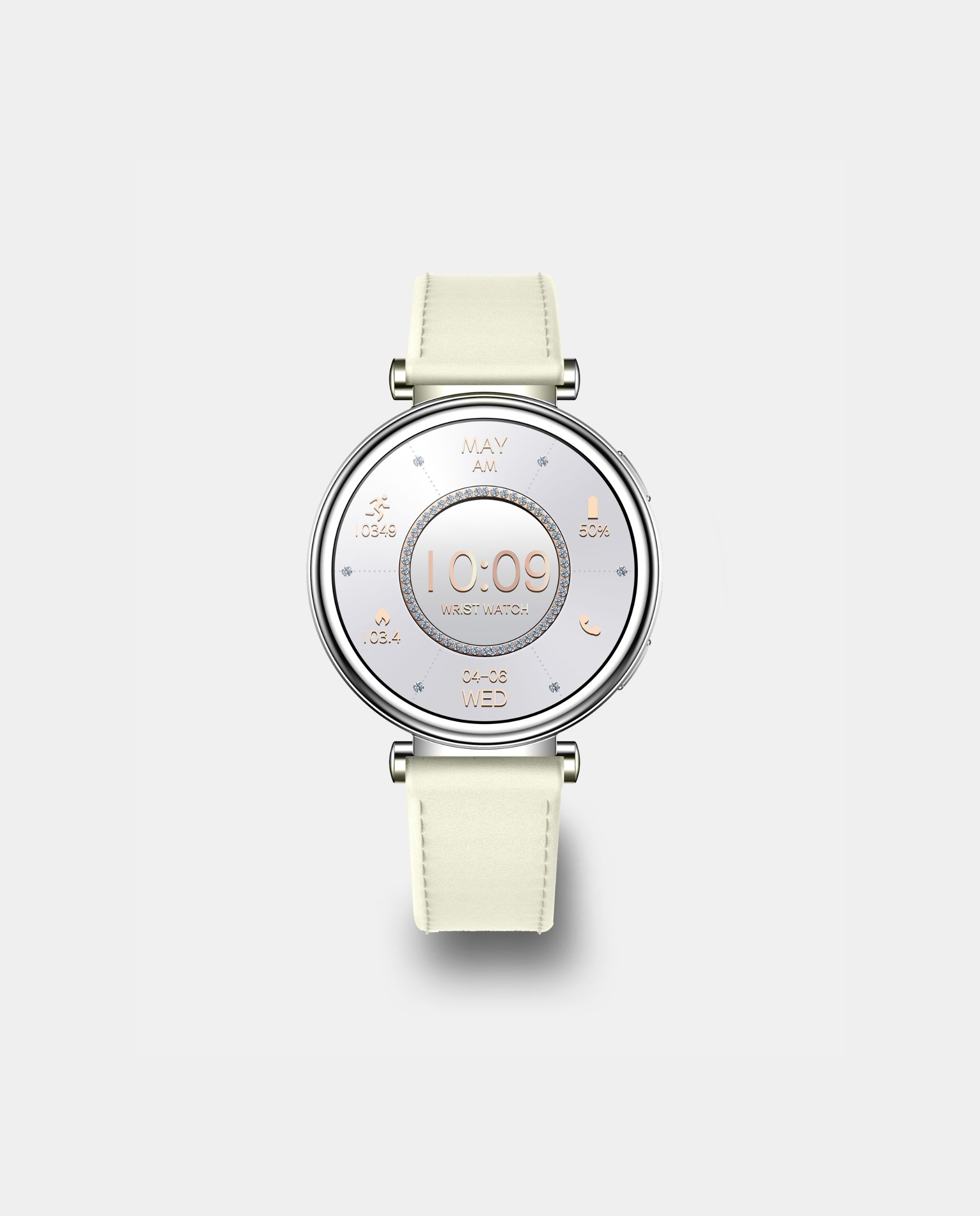 Imagen 0 de Reloj de mujer smartwatch digital de piel Negro