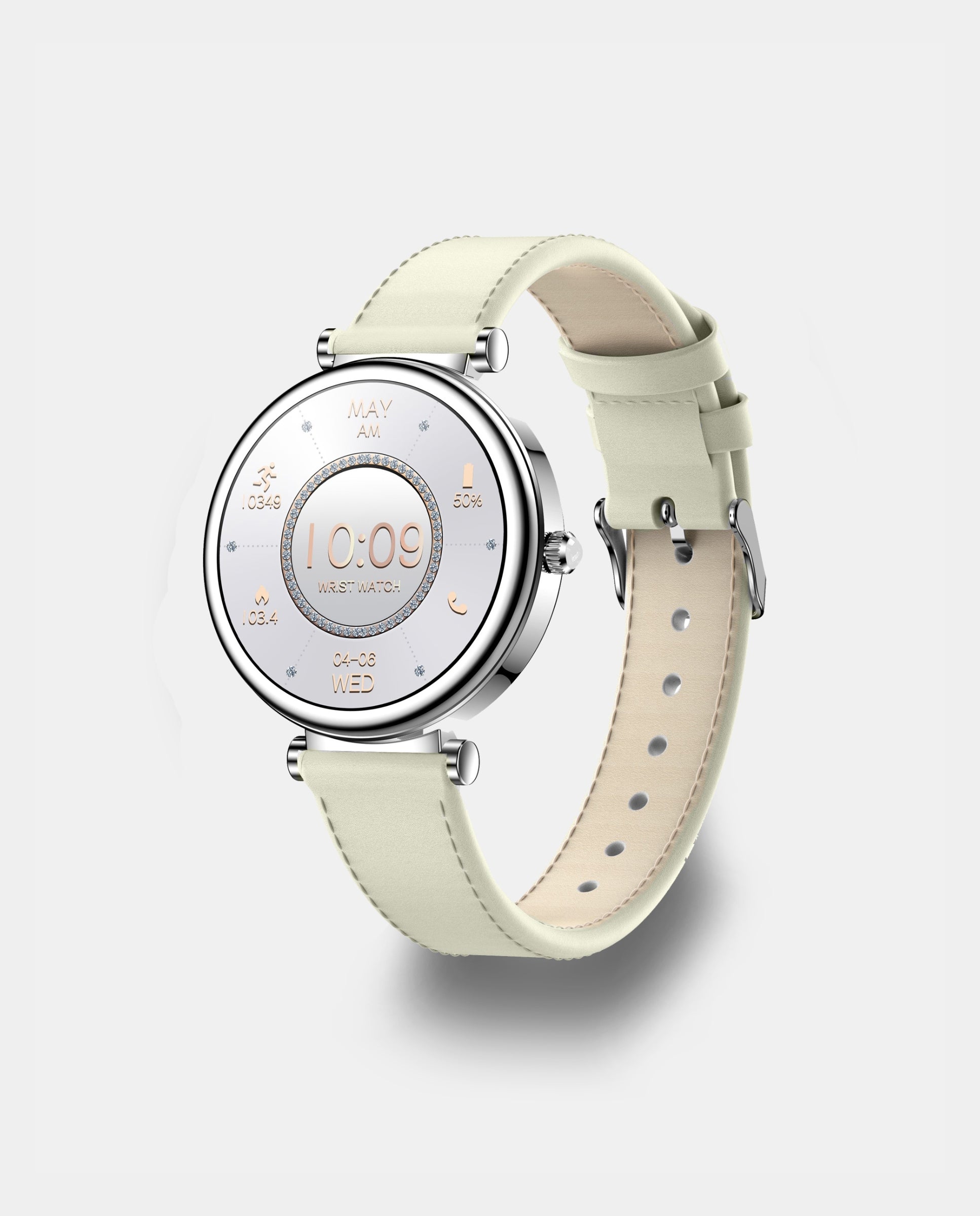 Reloj de mujer smartwatch digital de piel - Neckmarine - Negro Negro-2