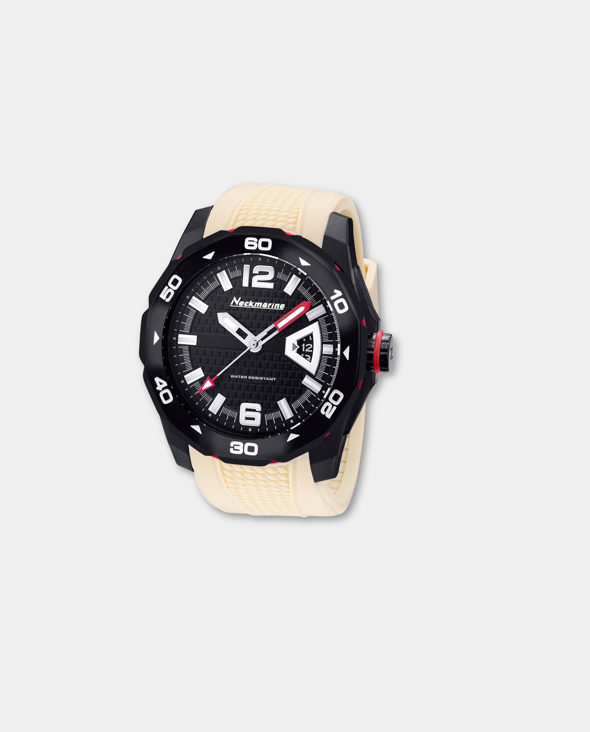 Reloj de hombre x_treme cuarzo de caucho - Neckmarine - Negro Negro-2