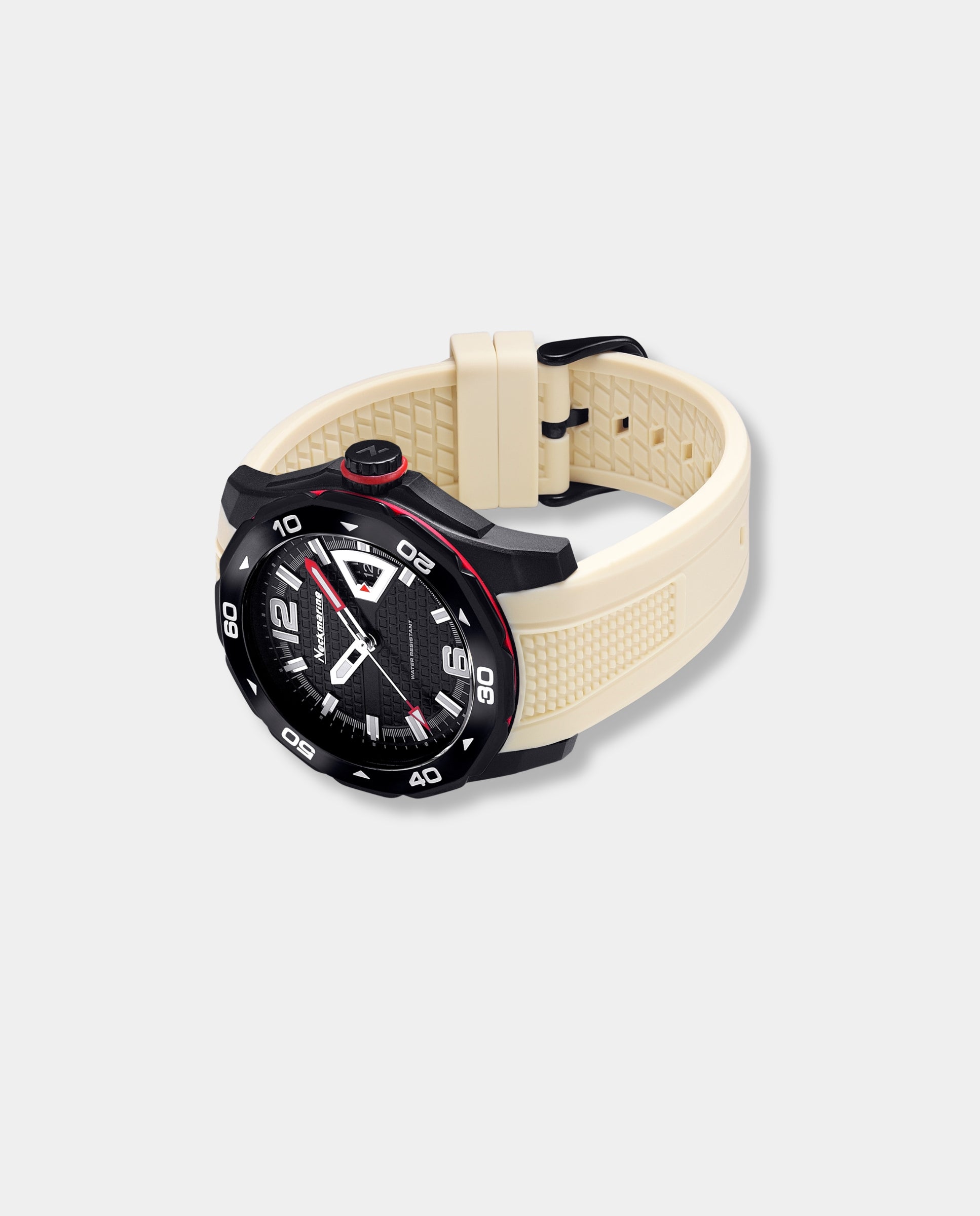 Reloj de hombre x_treme cuarzo de caucho - Neckmarine - Negro Negro-3