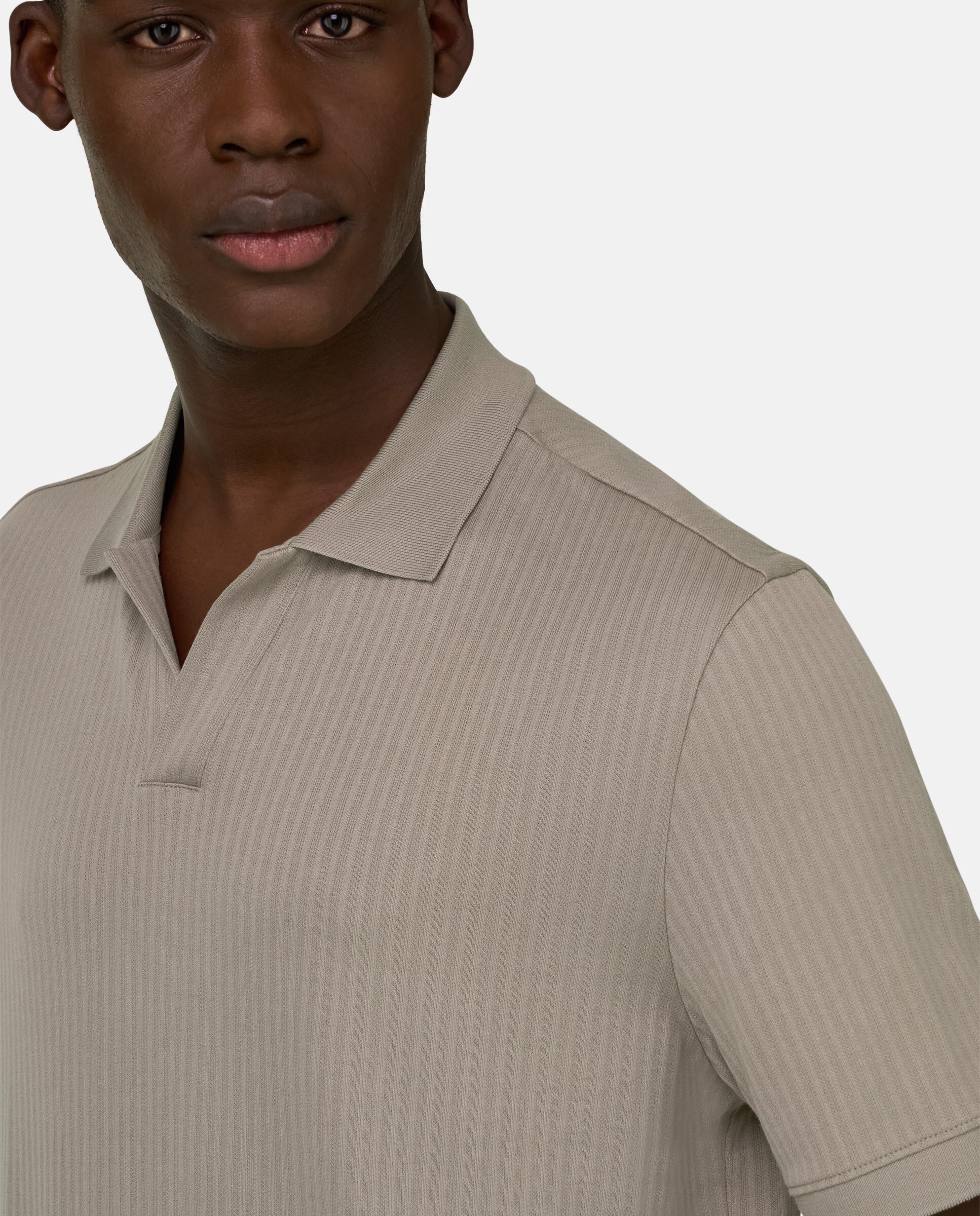Polo de algodón pima jacquard - Boggi Milano - Topo Topo-4