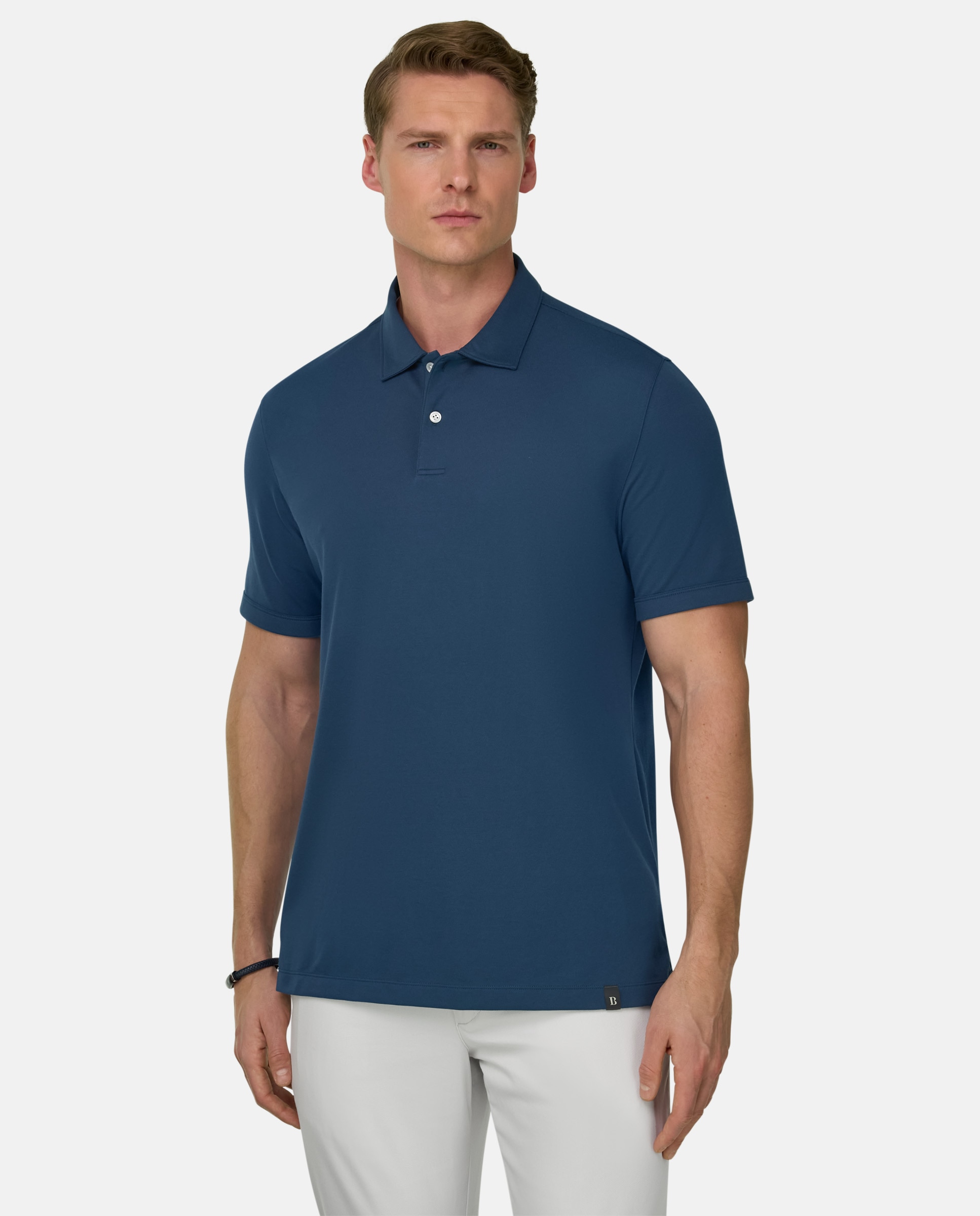 Imagen 1 de Polo de piqué de alto rendimiento con hilo s-cafè® Azul oscuro