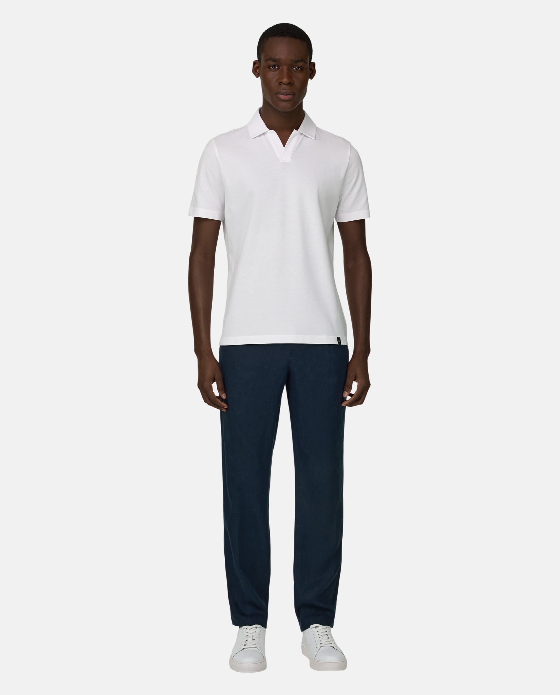 Boggi Milano - Pantalón de lino con cordón.