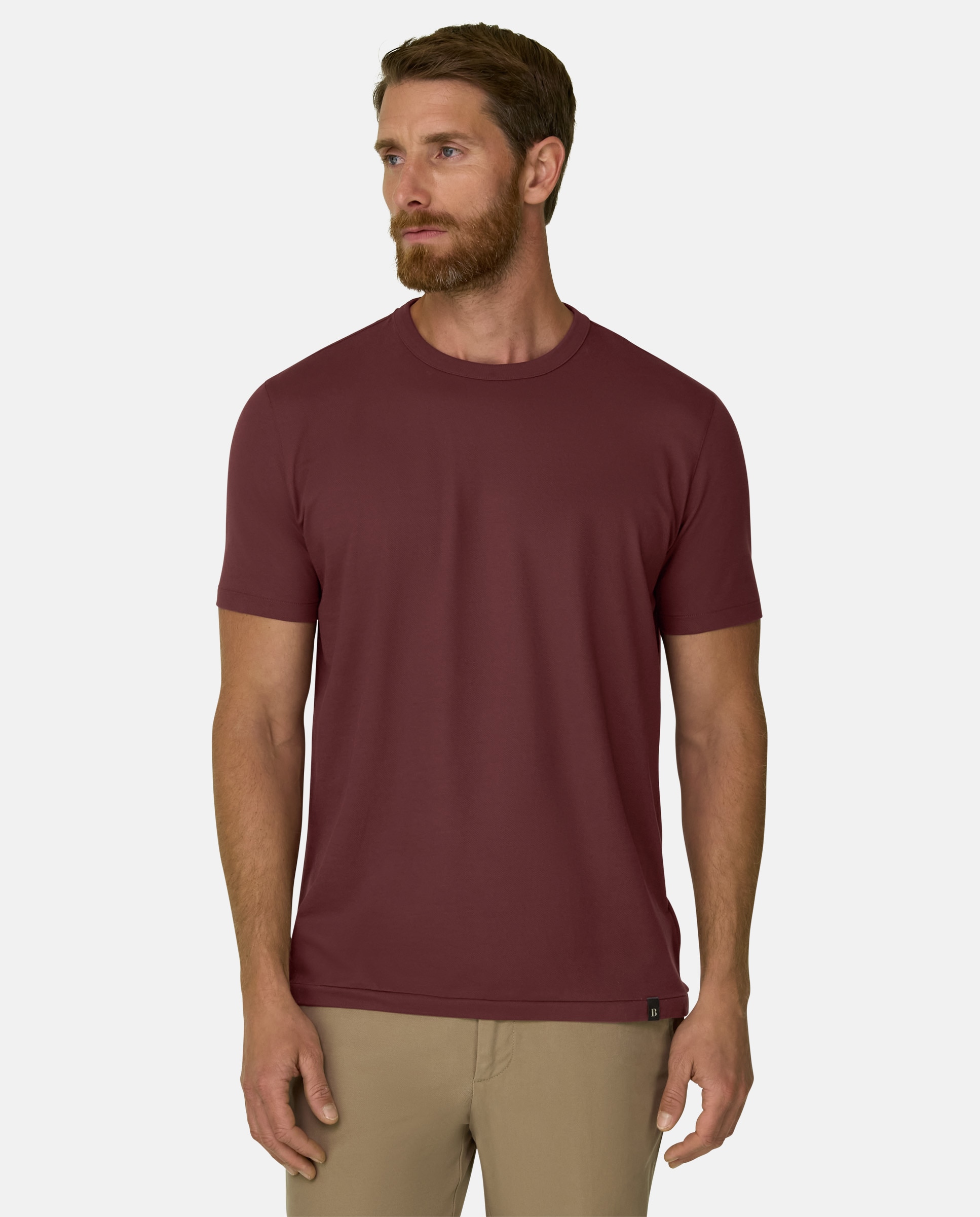 Imagen 0 de Camiseta en jersey diagonal mezcla de algod�n b tech Naranja fuerte
