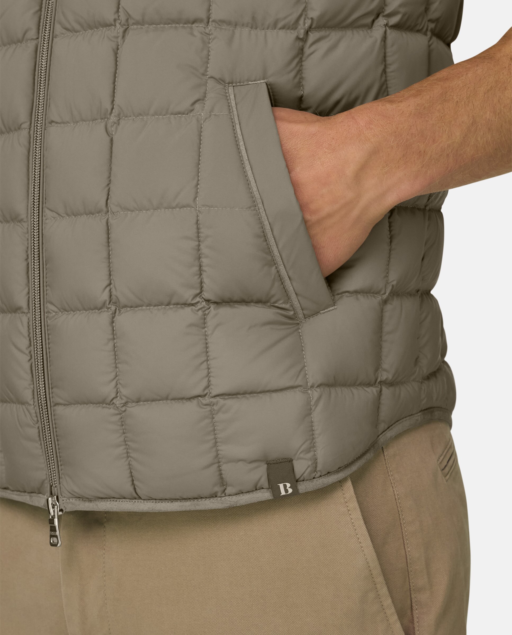Chaleco en pluma de oca - Boggi Milano - Topo Topo-5