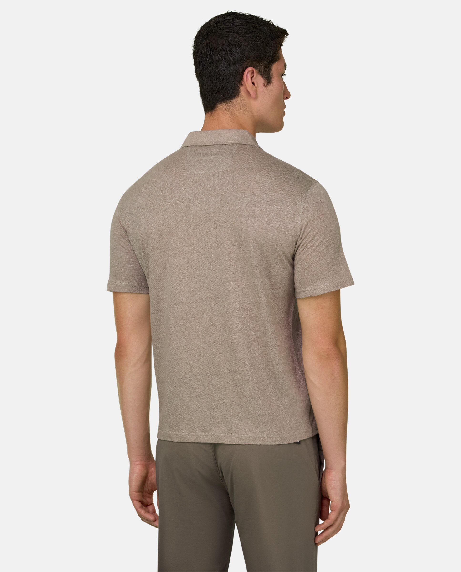 Polo de punto de lino elástico - Boggi Milano - Topo Topo-3