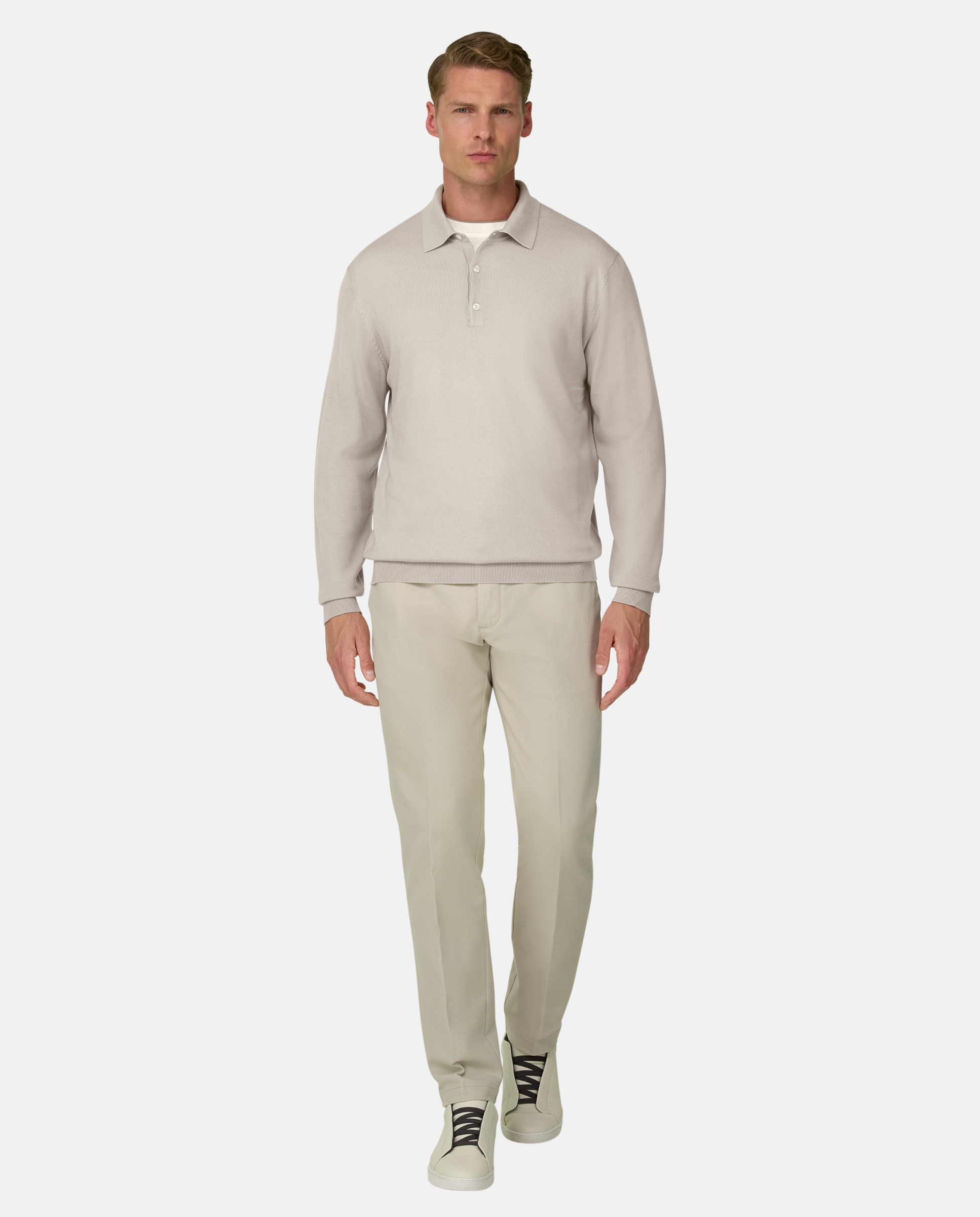 Imagen 2 de Polo de punto en lana merino - Boggi Milano - Arena Arena