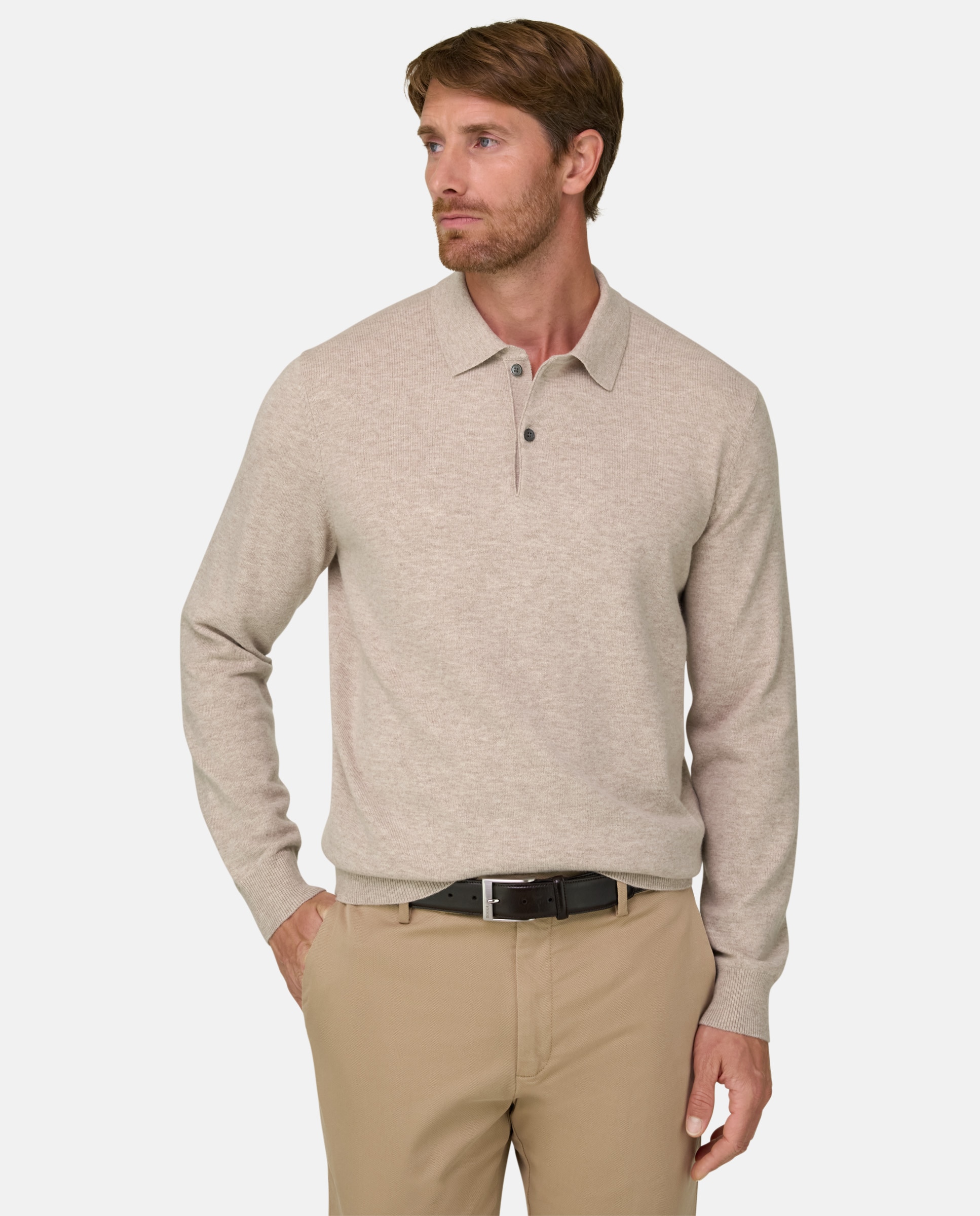 Imagen 1 de Polo de punto en mezcla de cashmere - Boggi Milano - Arena Arena