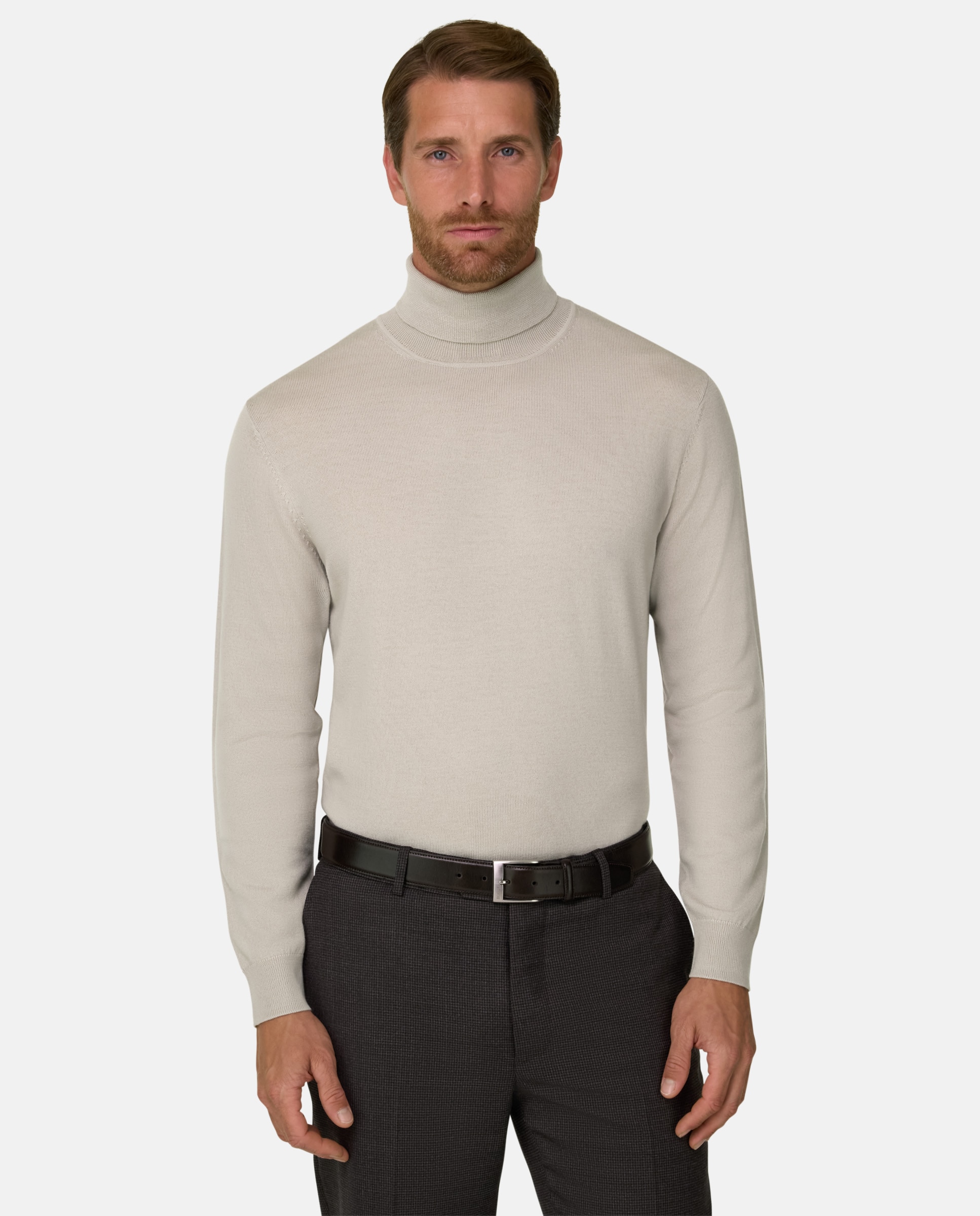 Imagen 1 de Jersey con cuello alto de lana merino - Boggi Milano - Arena Arena