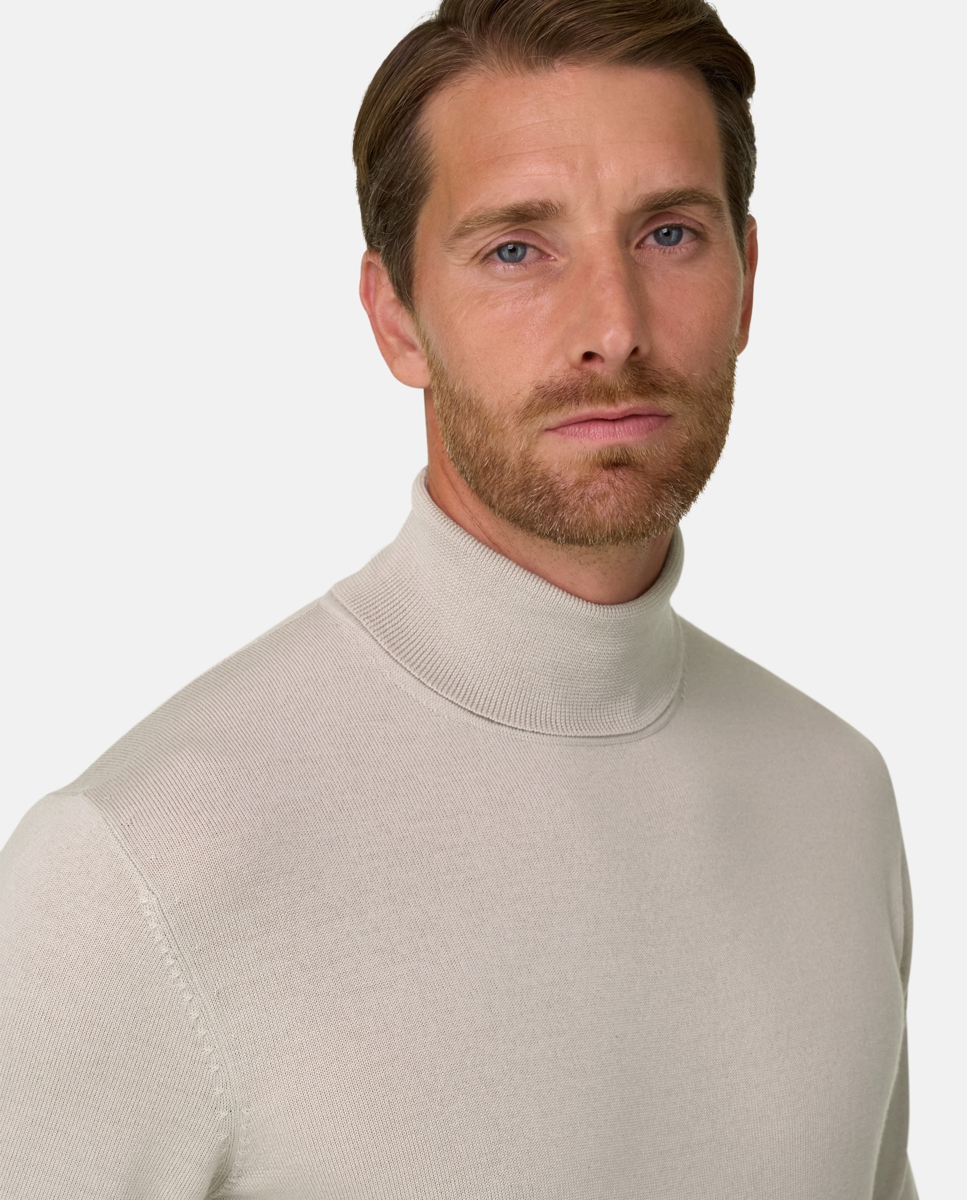 Imagen 4 de Jersey con cuello alto de lana merino - Boggi Milano - Arena Arena