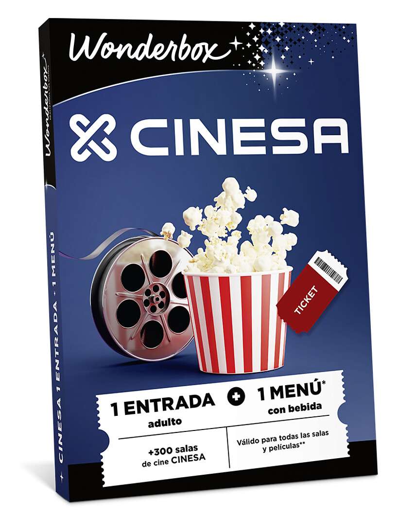 Imagen 1 de WONDERBOX Cine + menú para 1 persona