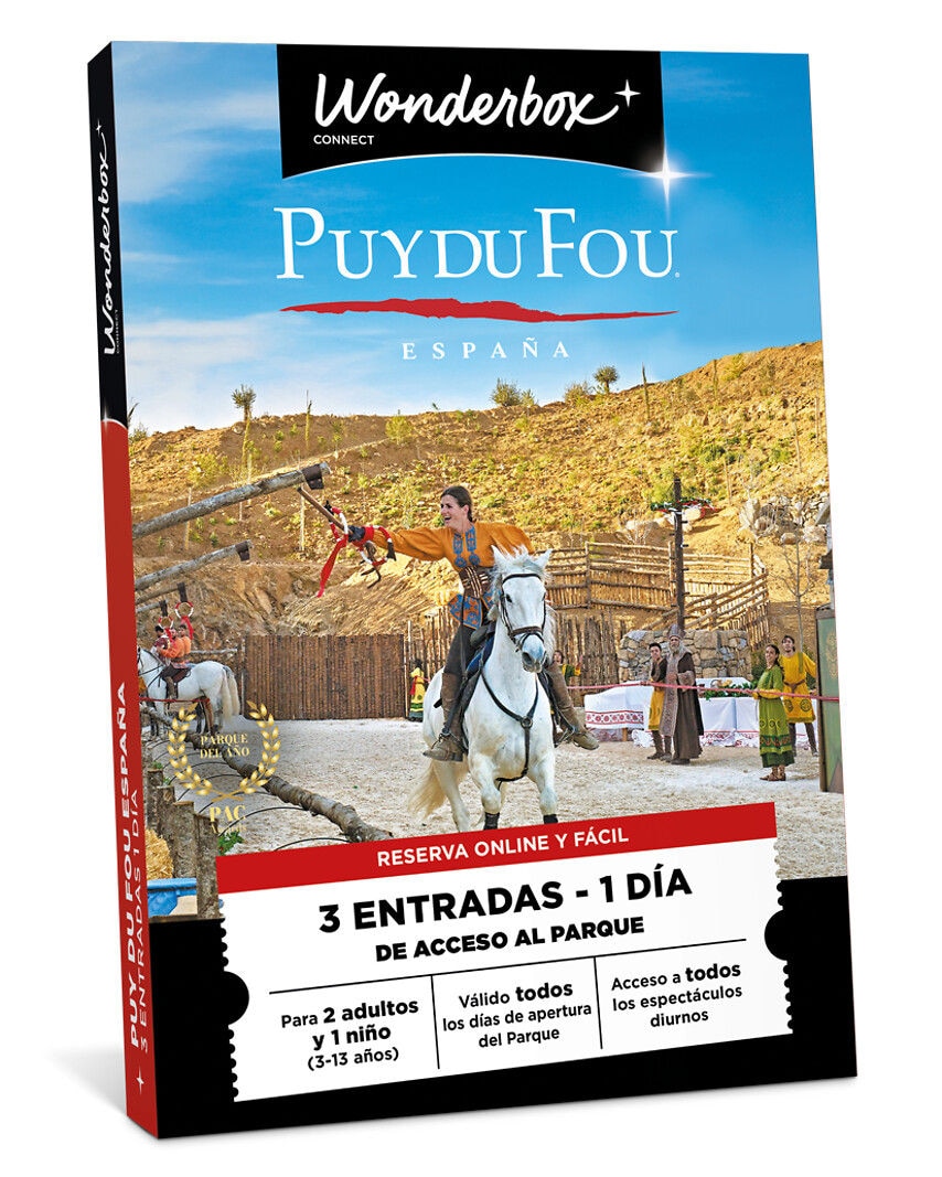 Imagen 1 de WONDERBOX Puy du Fou Espa�a - 2 Adultos y 1 Ni�o