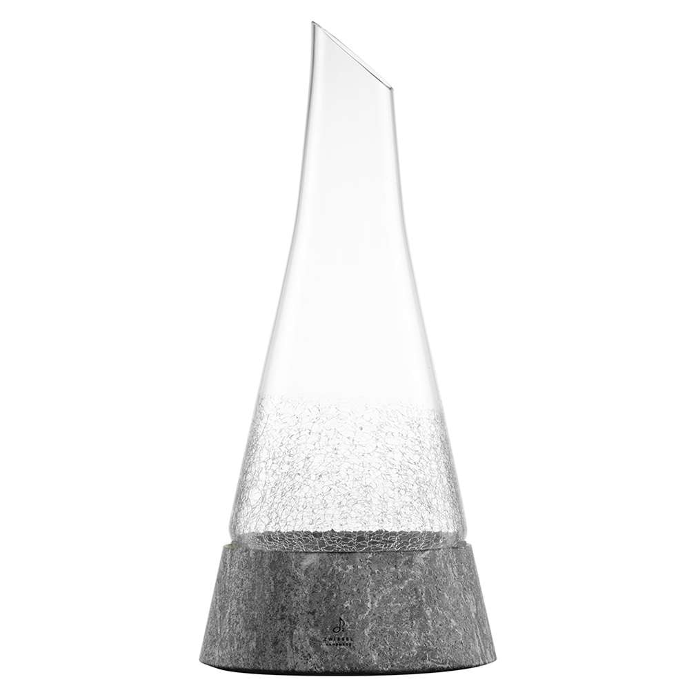 Imagen 0 de Decantador de Vino con base de piedra 0,75 litros Simbiosis Zwiesel Glas Handmade Cristal