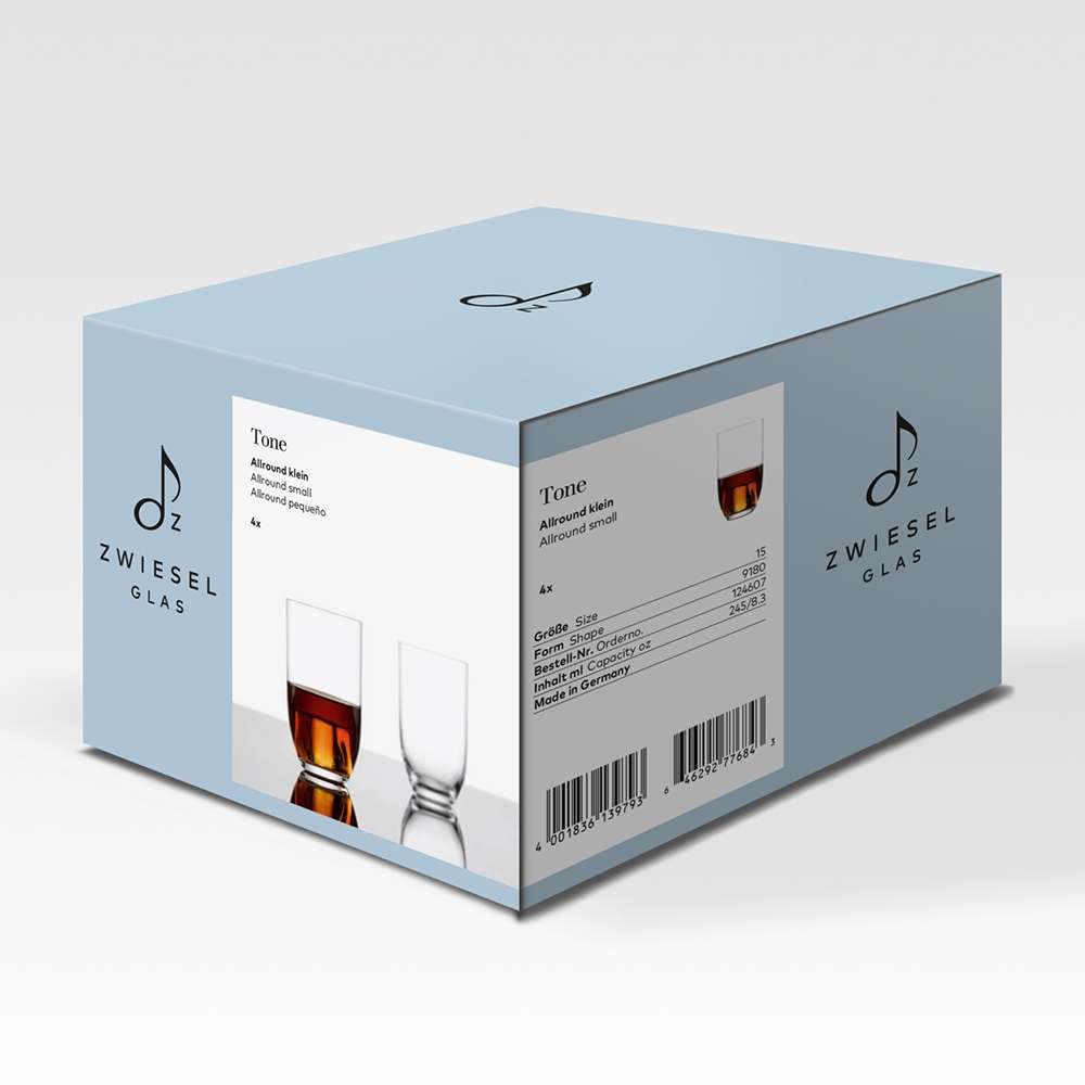 Juego de 4 vasos Multiuso pequeño Tone Zwiesel Glas - Cristal Cristal-5