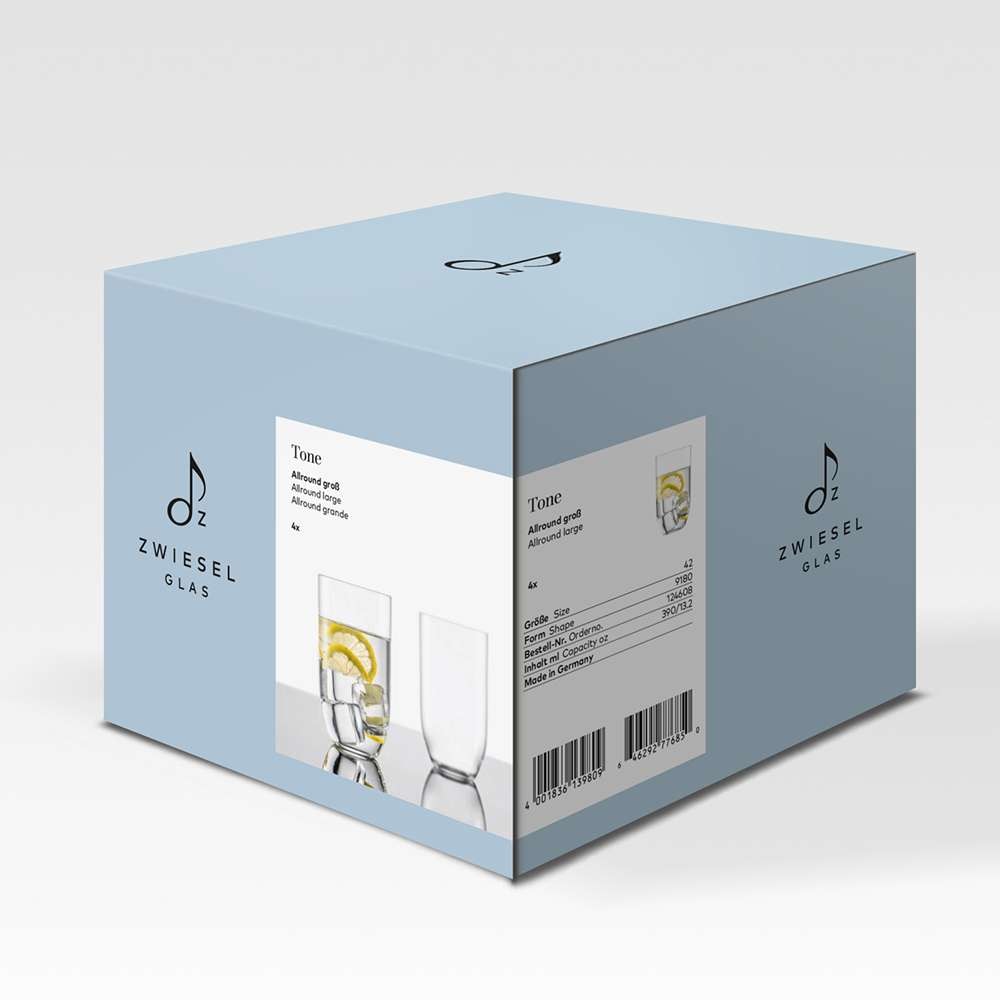 Juego de 4 vasos Multiuso grande Tone Zwiesel Glas - Cristal Cristal-5