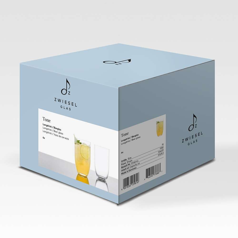 Juego de 4 vasos Longdrink/ Cerveza Tone Zwiesel Glas - Cristal Cristal-5