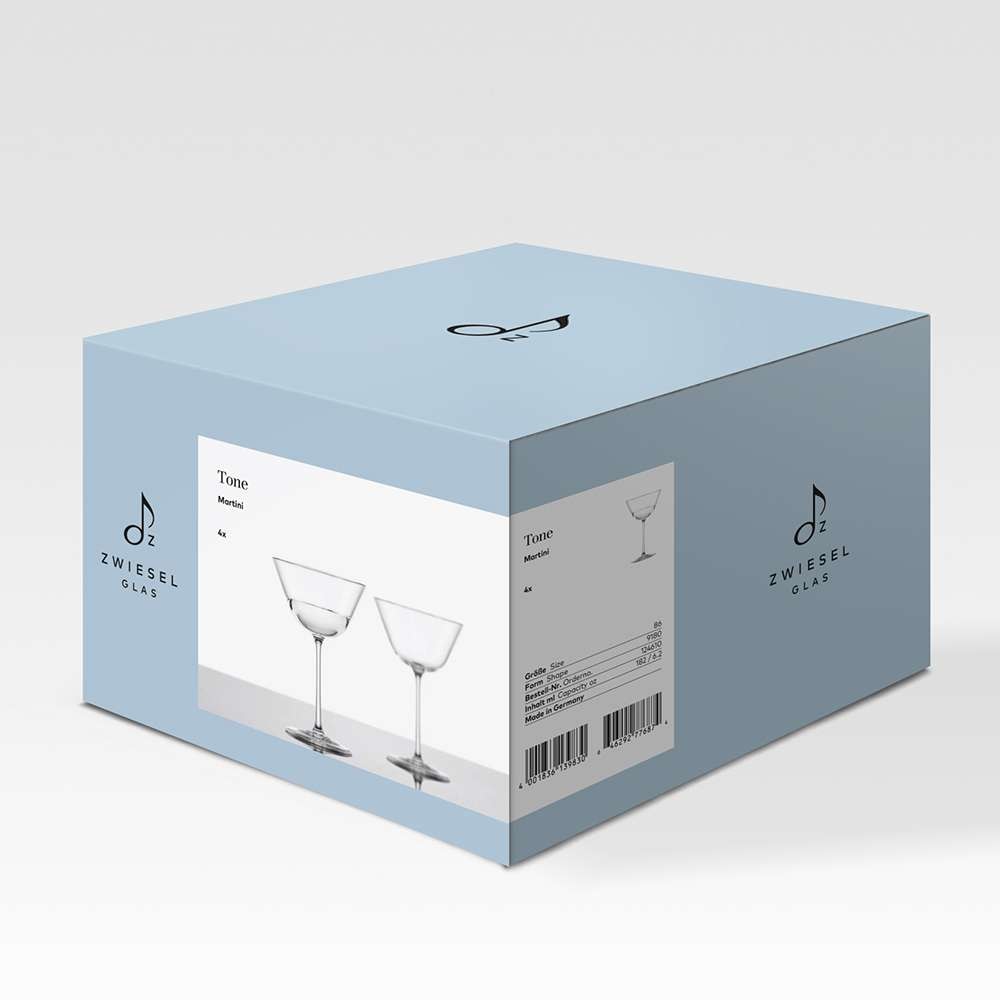 Imagen 5 de Juego de 4 copas de Martini Tone Zwiesel Glas - Cristal Cristal