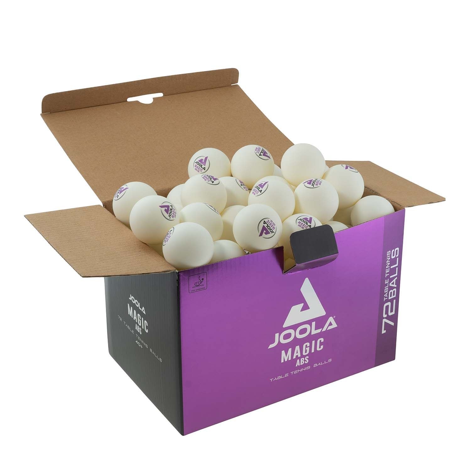 Pelotas de tenis de mesa Magic ABS 40+ blancas 72 unidades Joola - Blanco Blanco-2