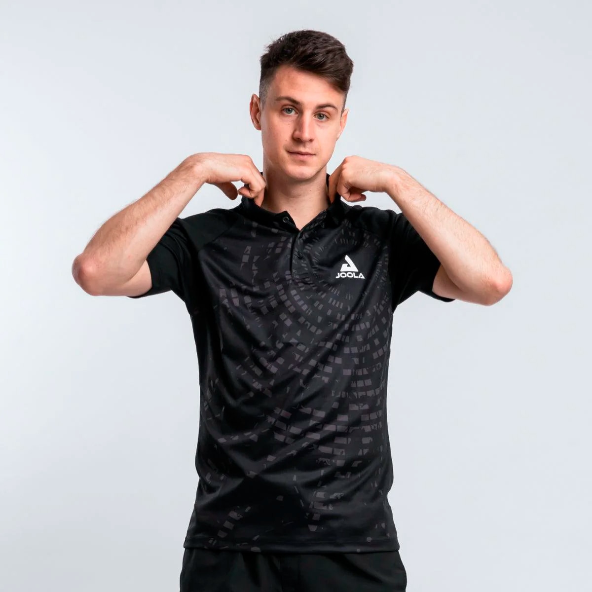 Imagen 0 de Polo de tenis de mesa de hombre CENTRELA Joola Negro