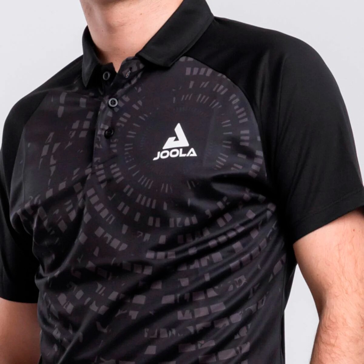 Polo de tenis de mesa de hombre CENTRELA Joola - Negro Negro-2