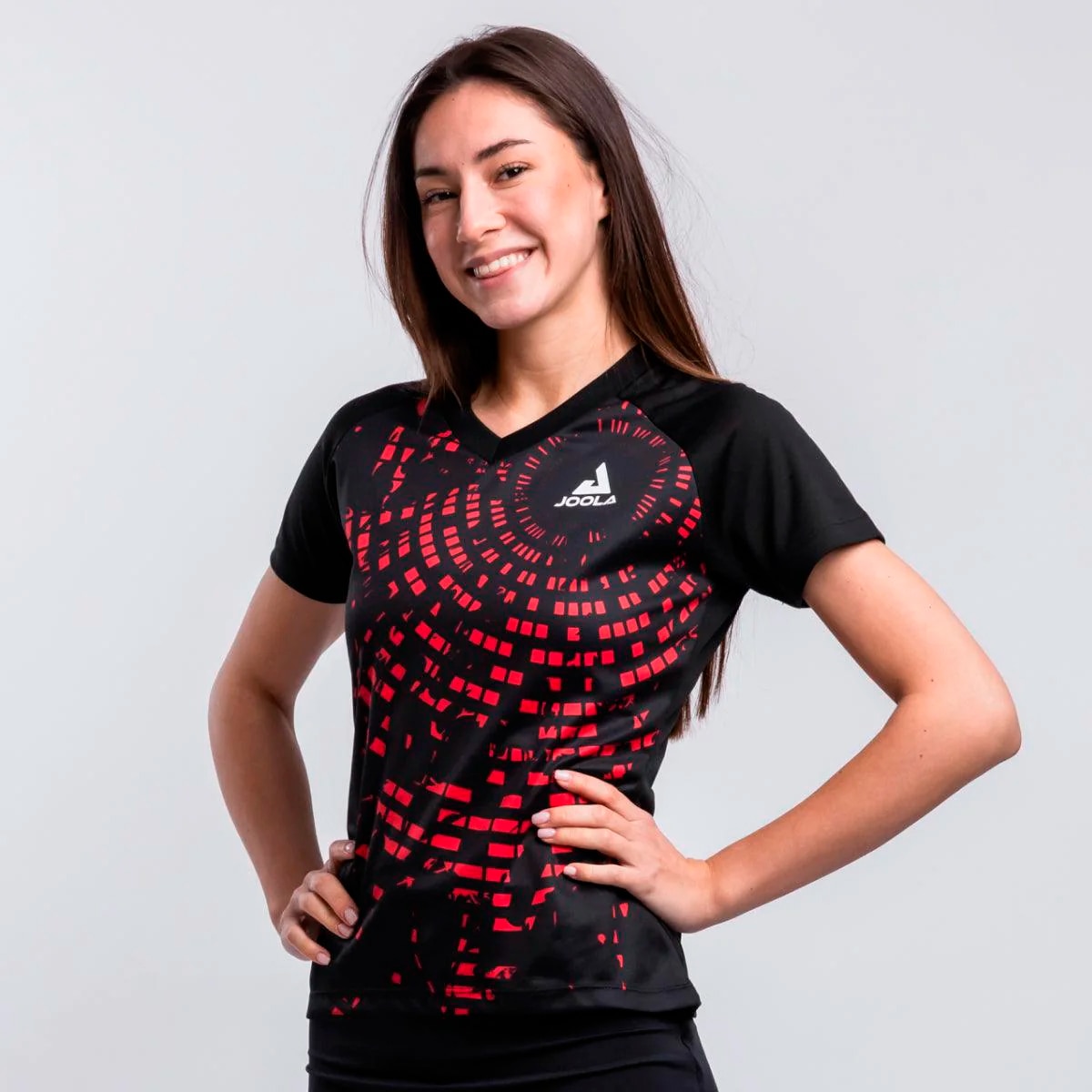 Imagen 0 de Camiseta de tenis de mesa de mujer CENTRELA LADY Joola Rojo