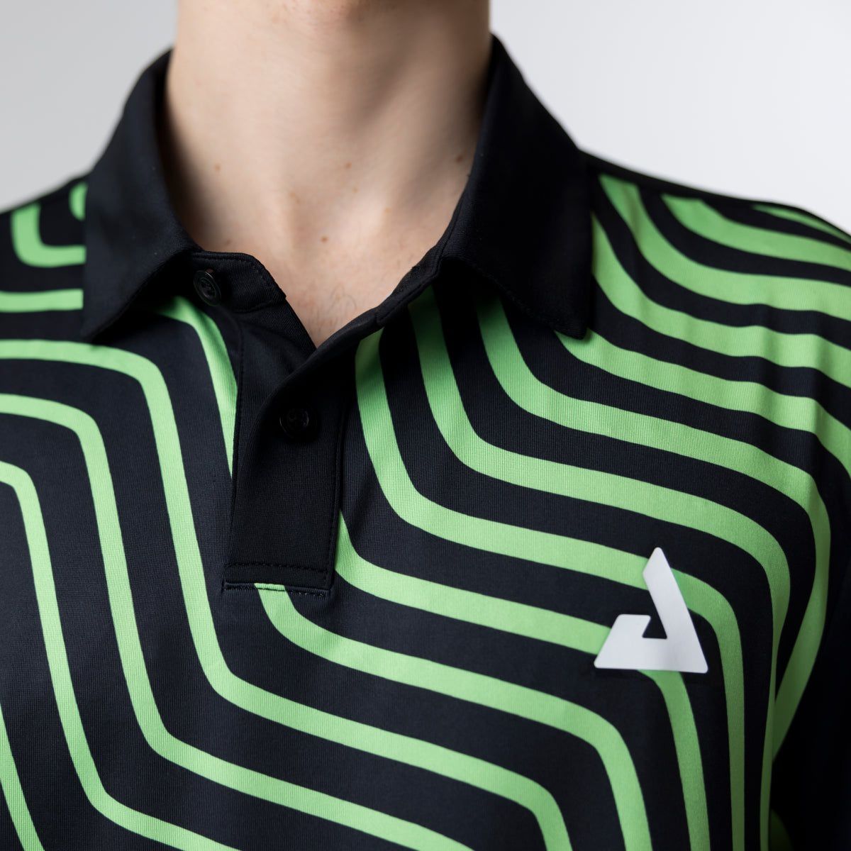 Imagen 2 de Polo de tenis de mesa de hombre TEAM 25 Joola - Negro / Verde Negro / Verde