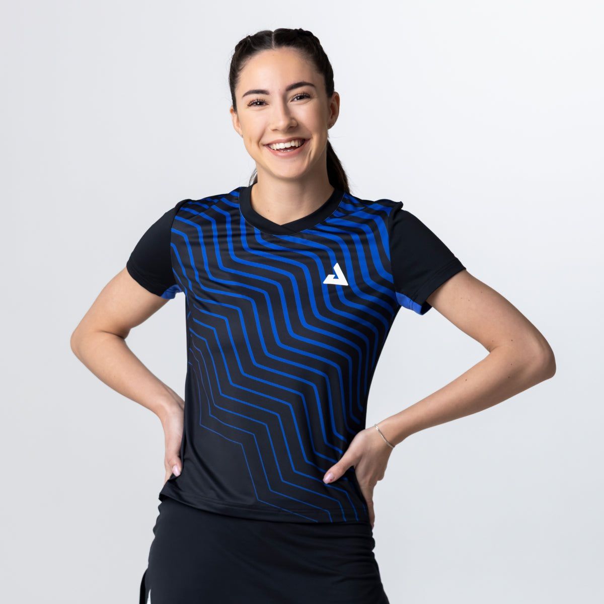 Joola Camiseta de tenis de mesa de mujer TEAM 25 LADY Azul