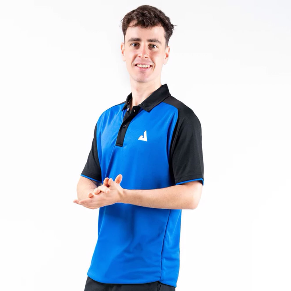Joola Polo de tenis de mesa de hombre TEAM 26 Rojo