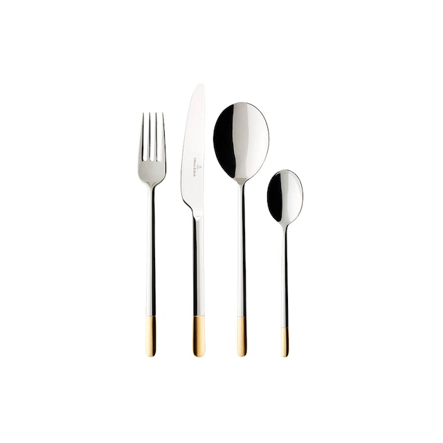 Imagen 0 de Cubertería de 24 piezas Ella con oro Villeroy & Boch