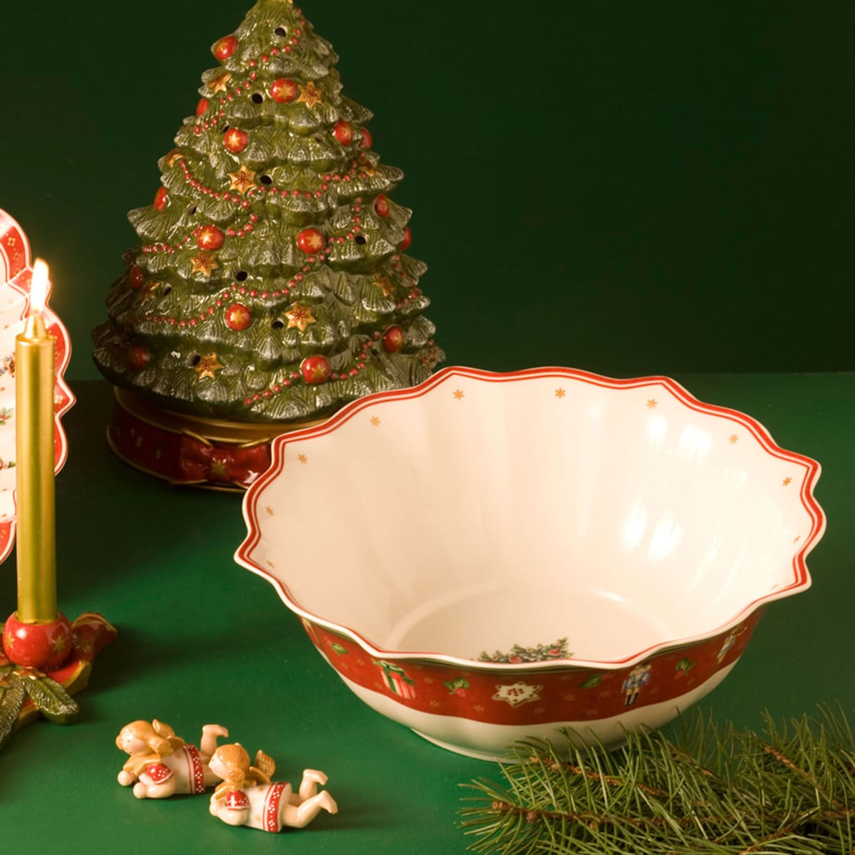Ensaladera Navidad Toy's Delight Villeroy & Boch Rojo-3