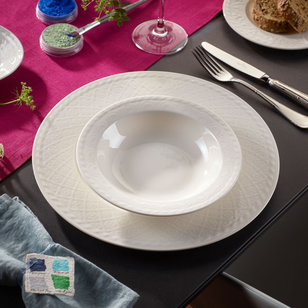 Plato hondo Cellini Villeroy & Boch Blanco-3