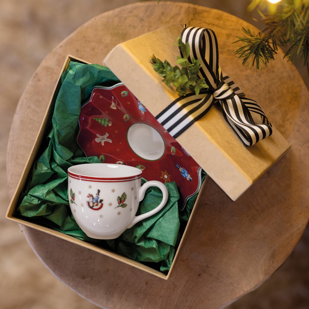 Imagen 2 de Taza de moka Navidad Toy's Delight Villeroy & Boch - Blanco Blanco