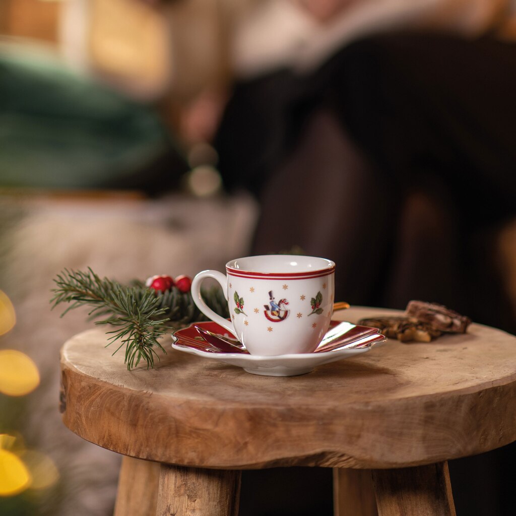 Imagen 3 de Taza de moka Navidad Toy's Delight Villeroy & Boch - Blanco Blanco