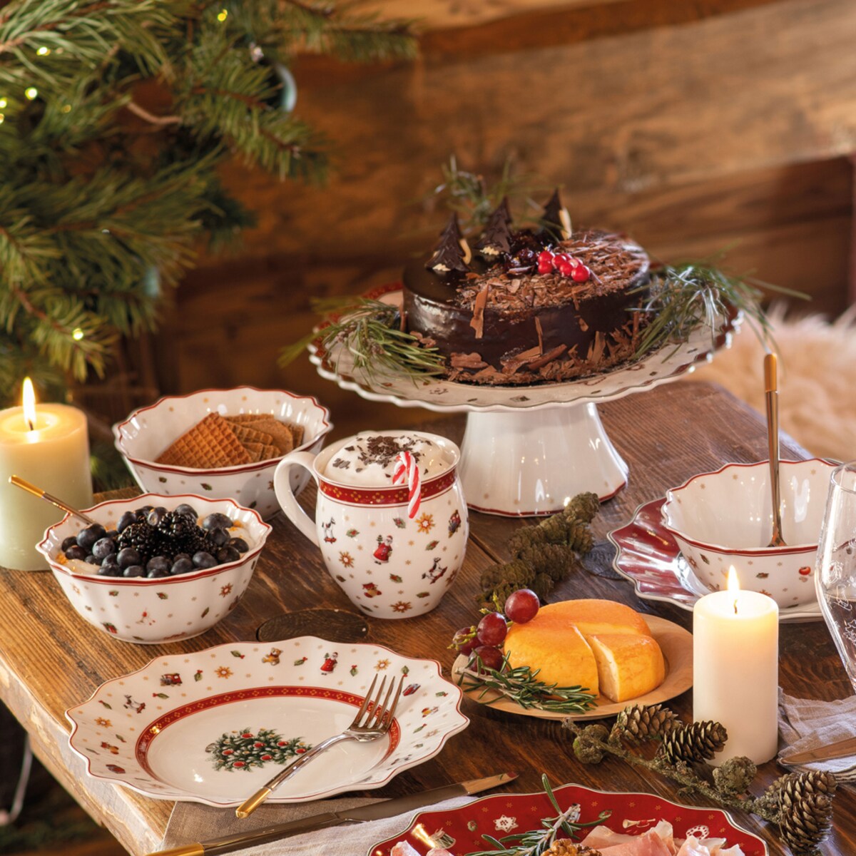 Platos de tarta Navidad Toy's Delight Villeroy Boch · Villeroy