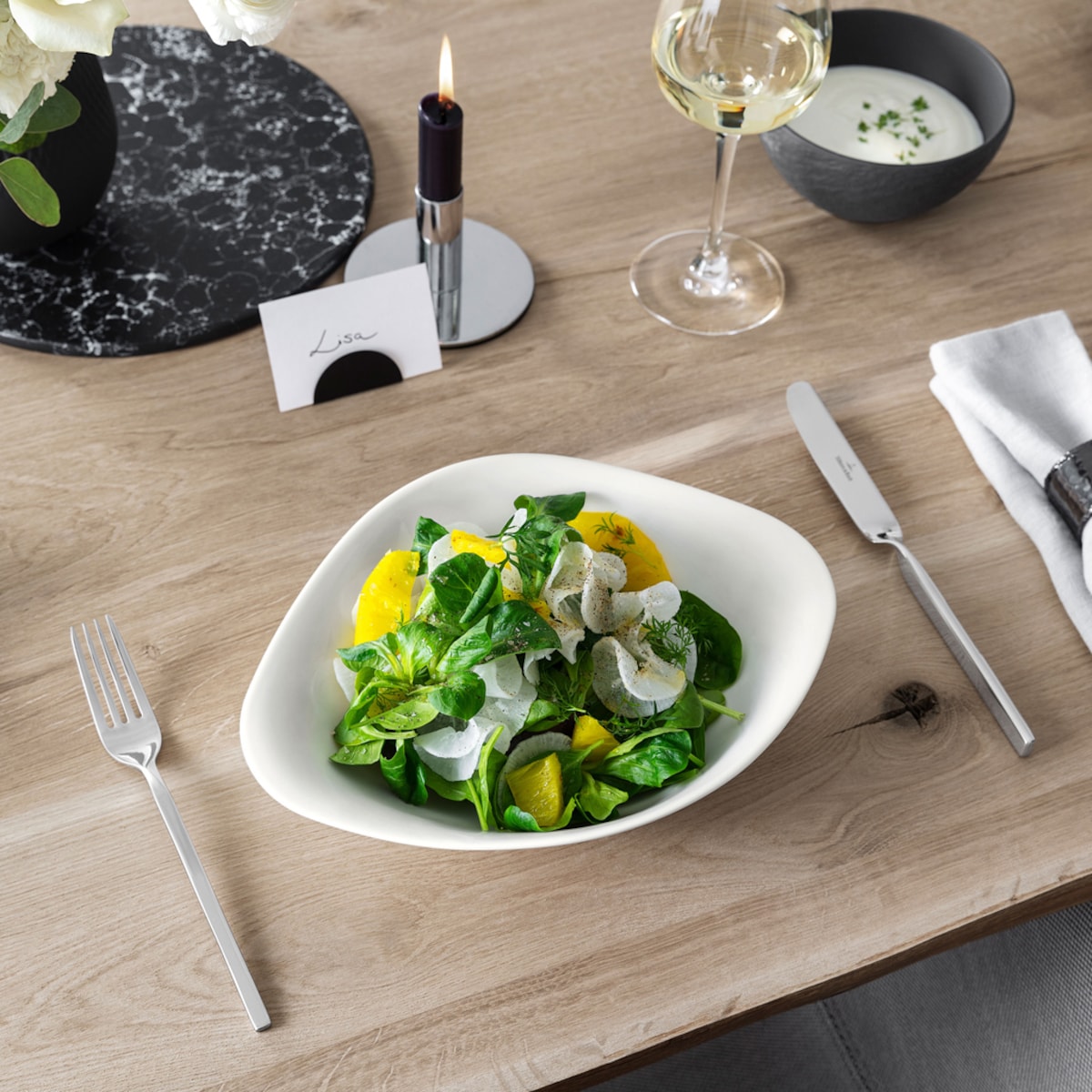 Set de 2 fuentes para pasta Vapiano Villeroy & Boch Blanco-3